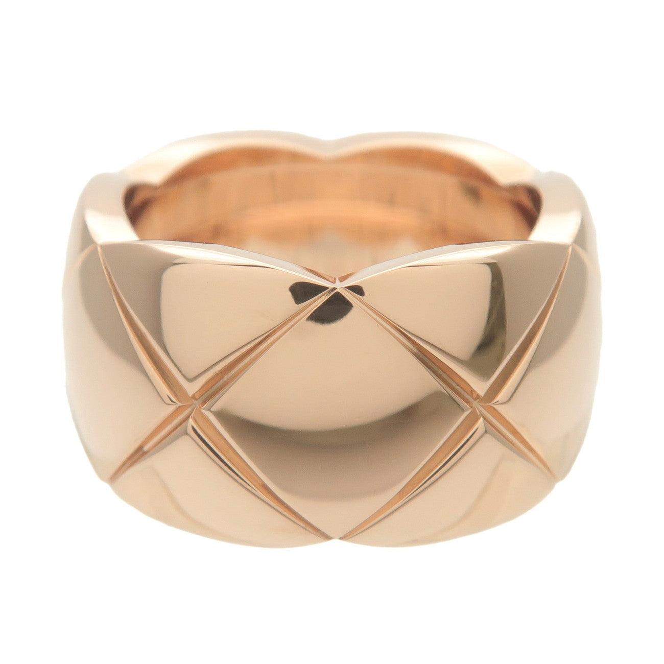 CHANEL COCO Crush Ring Large #50 K18PG 750PG Rose Gold J10818