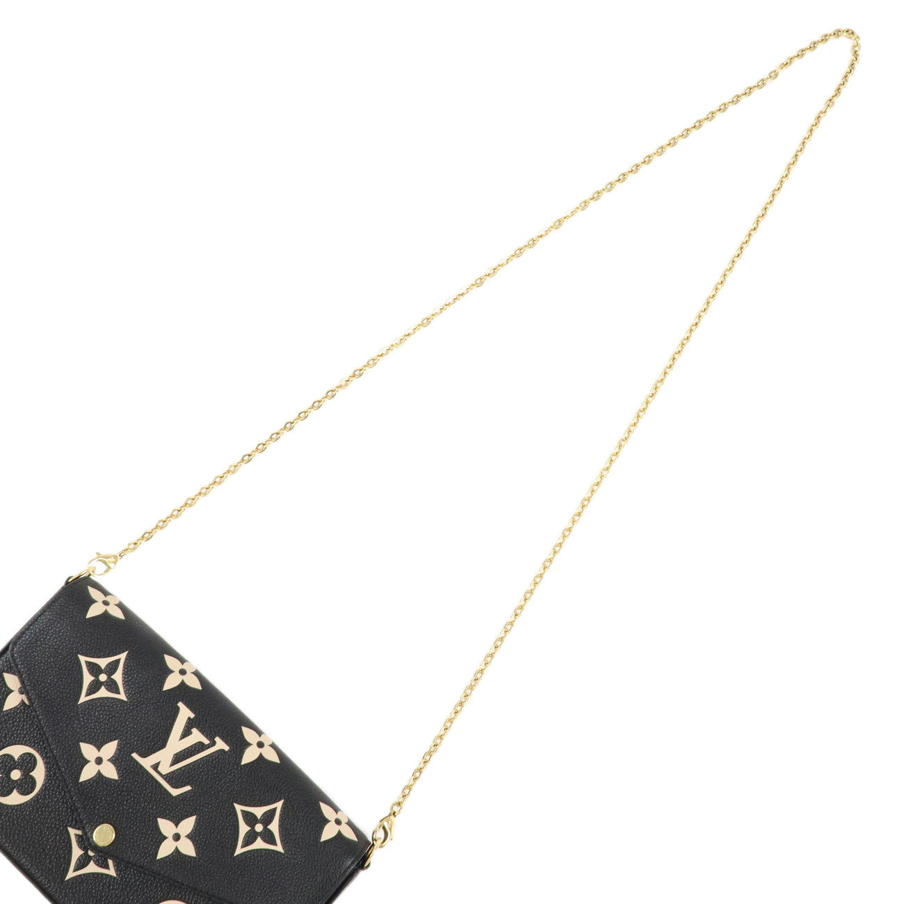 Louis Vuitton Monogram Empreinte Pochette Felicie Noir M80482 Used