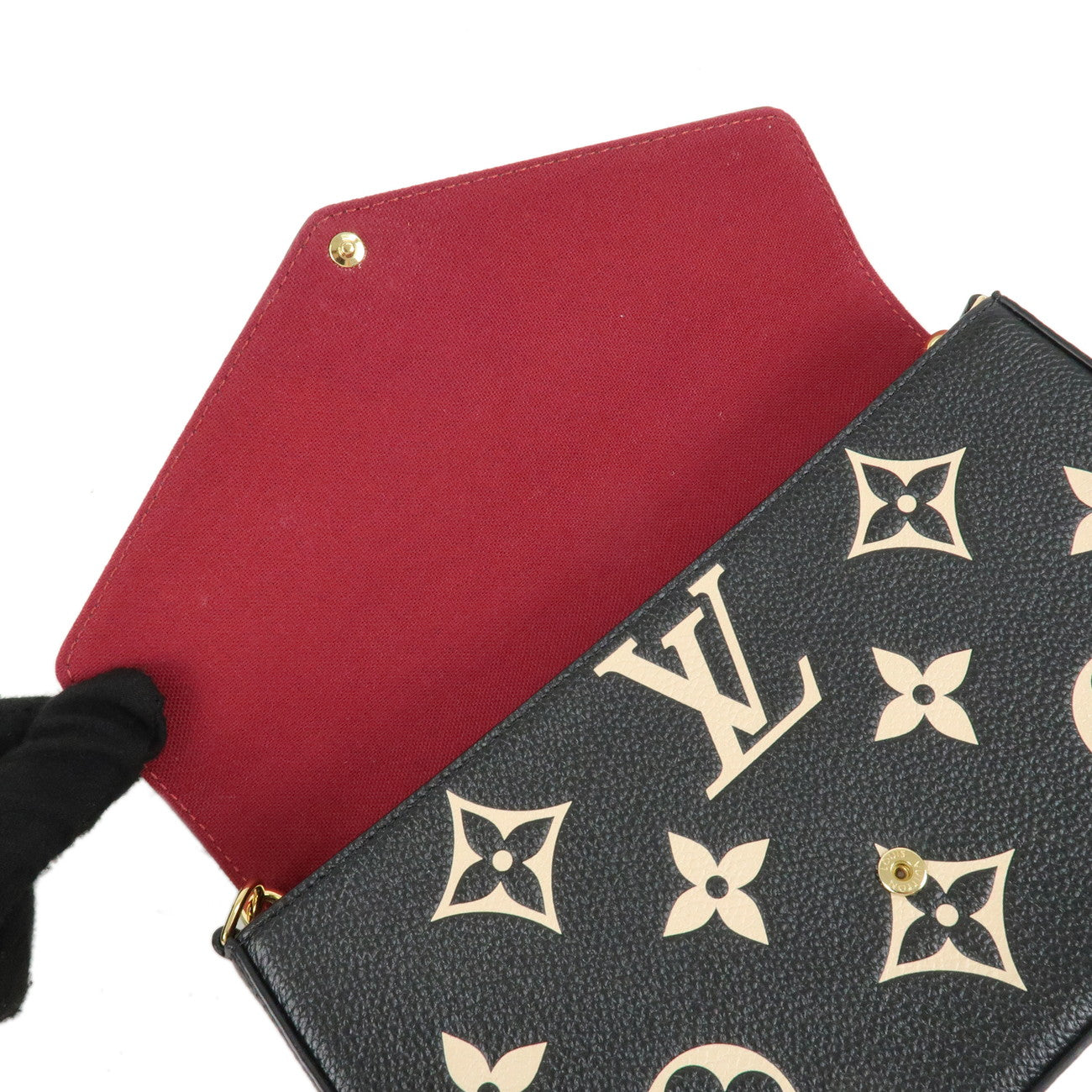 Louis Vuitton Monogram Empreinte Pochette Felicie Noir M80482 Used