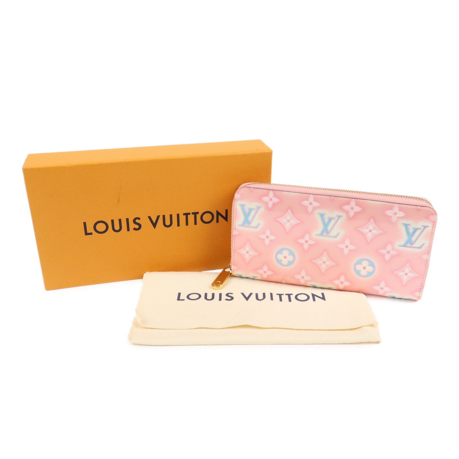 Louis Vuitton Monogram Vernis Zippy Wallet Japan Limited M81145 Used