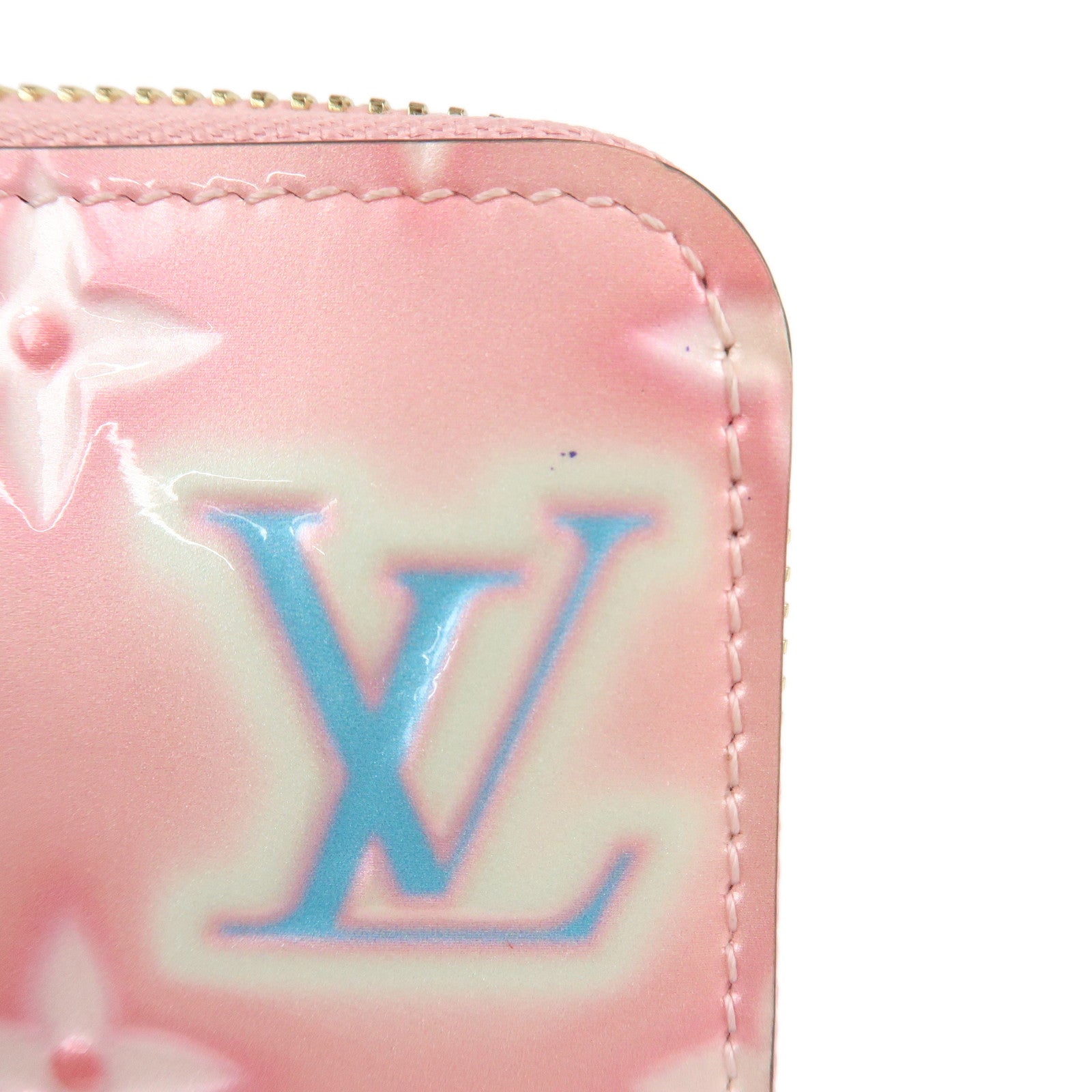 Louis Vuitton Monogram Vernis Zippy Wallet Japan Limited M81145 Used