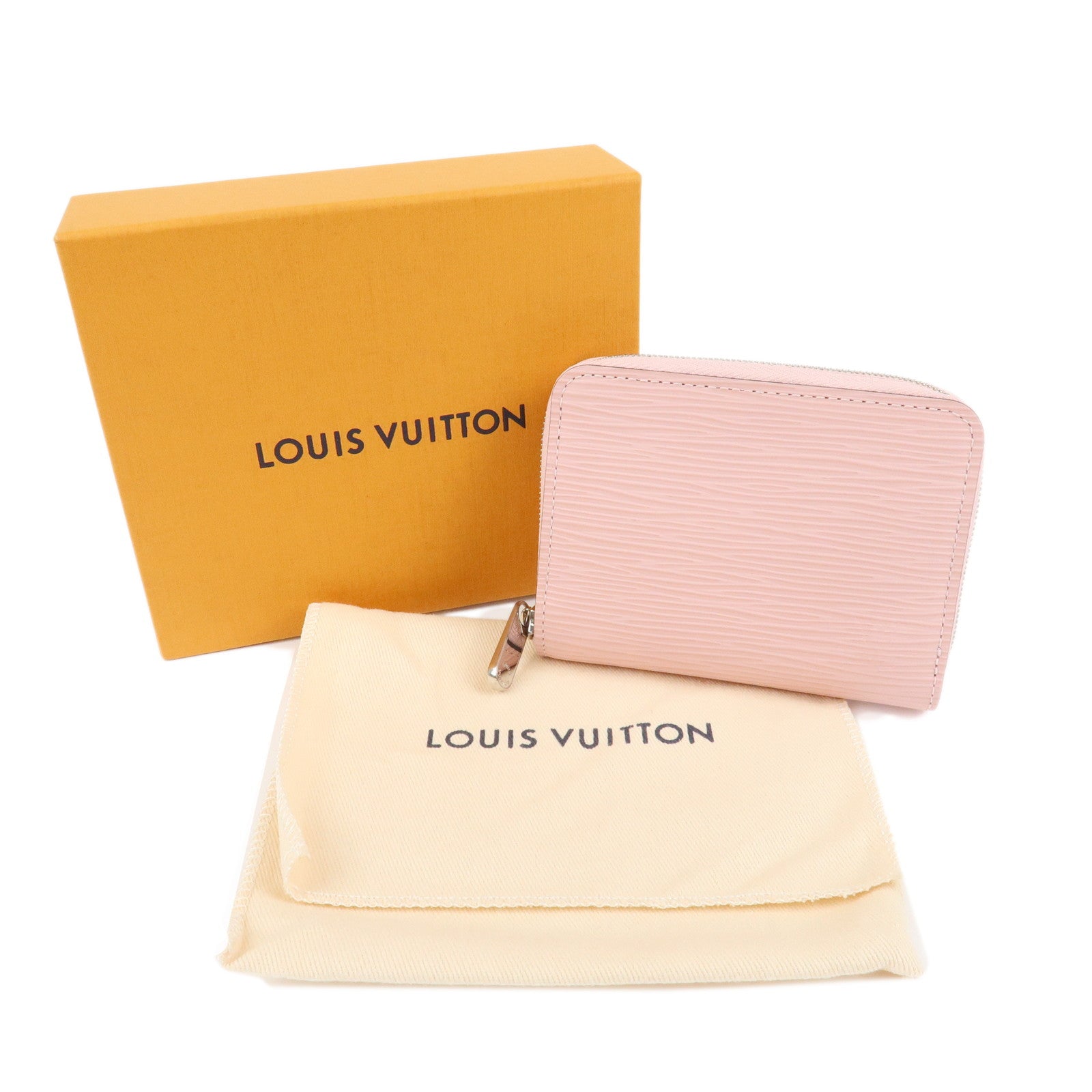 Louis Vuitton Epi Zippy Coin Purse Coin Case Rose Ballerine M61206 Used