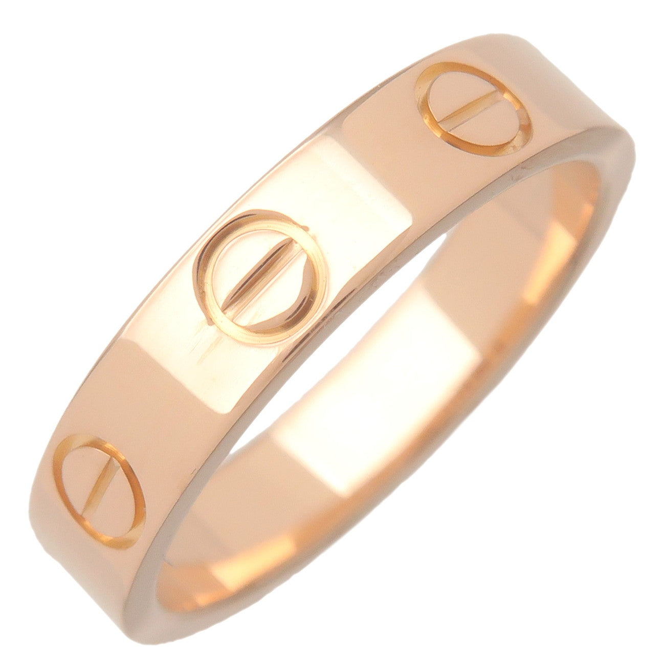 Cartier-Cartier-Mini-Love-Ring-K18-750PG-Rose-Gold-#47-US4-4.5