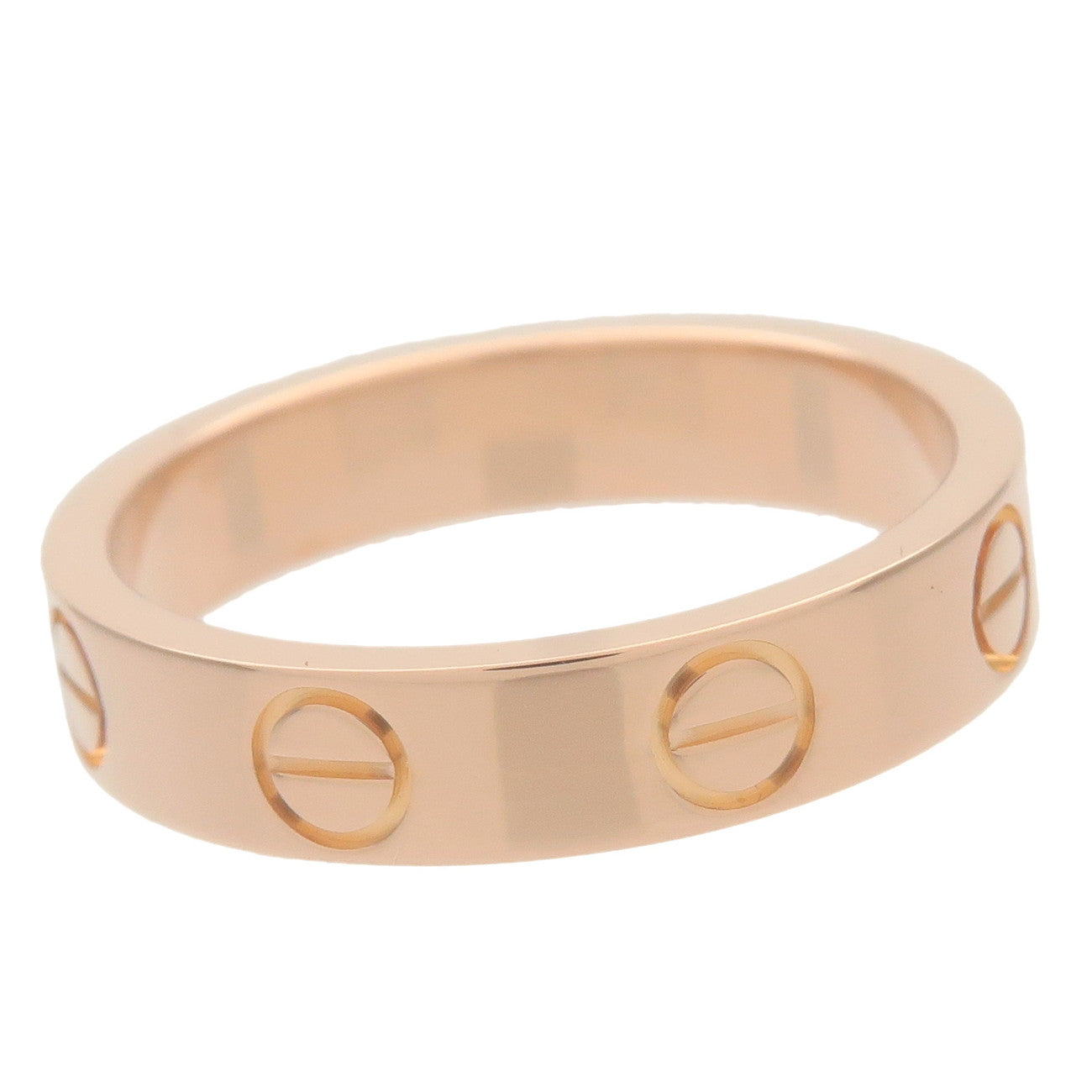 Cartier Cartier Mini Love Ring K18 750PG Rose Gold #47 US4-4.5