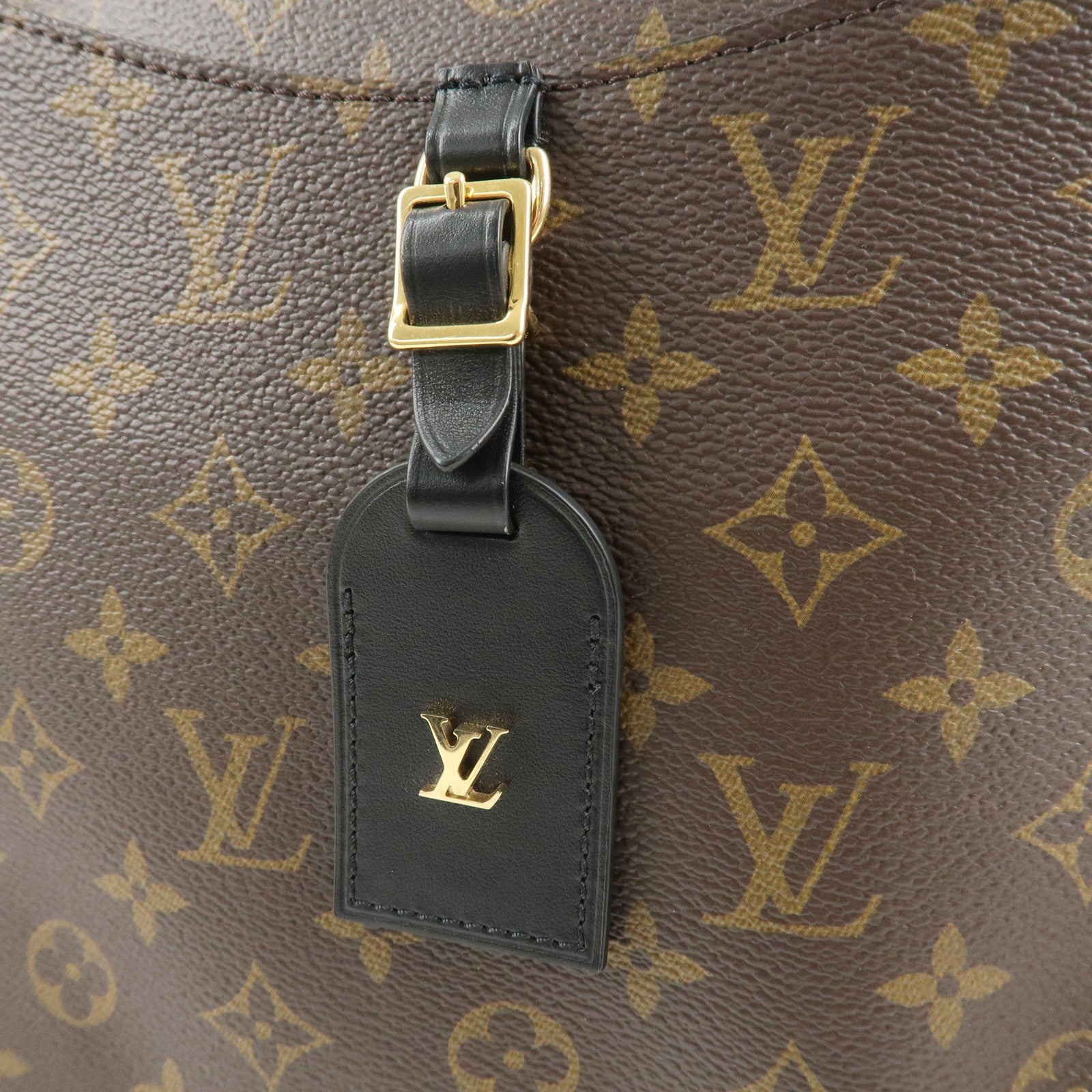 Louis Vuitton Monogram Odeon NM MM Shoulder Bag Noir M45352