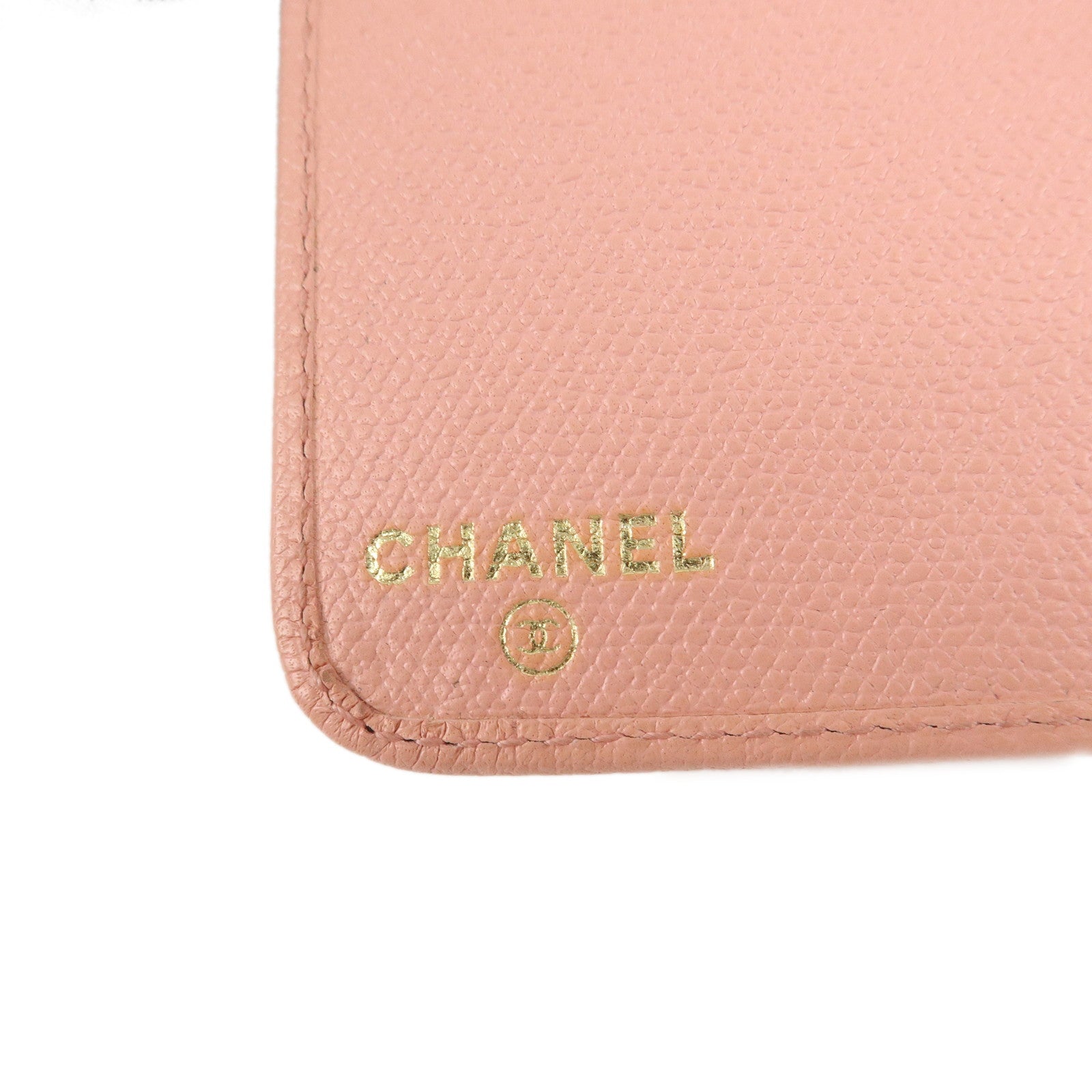 CHANEL Leather Agenda PM Planner Cover Pink