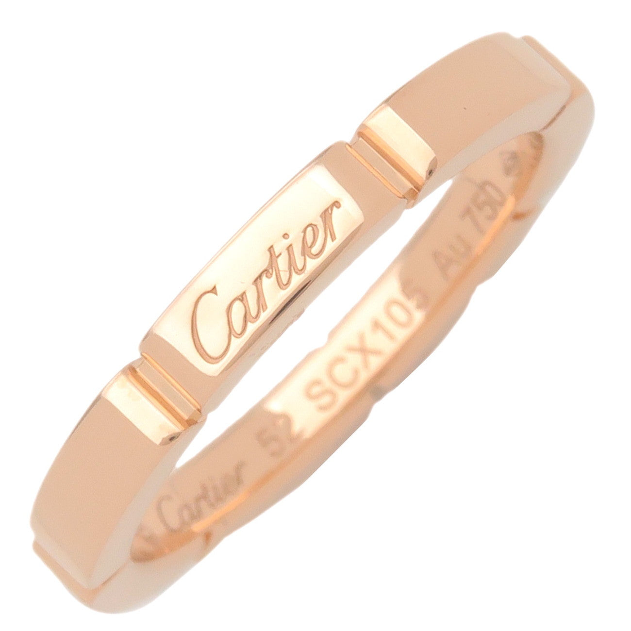 Cartier-Maillon-Panthere-Ring-K18PG-750PG-Rose-Gold-#52-US6