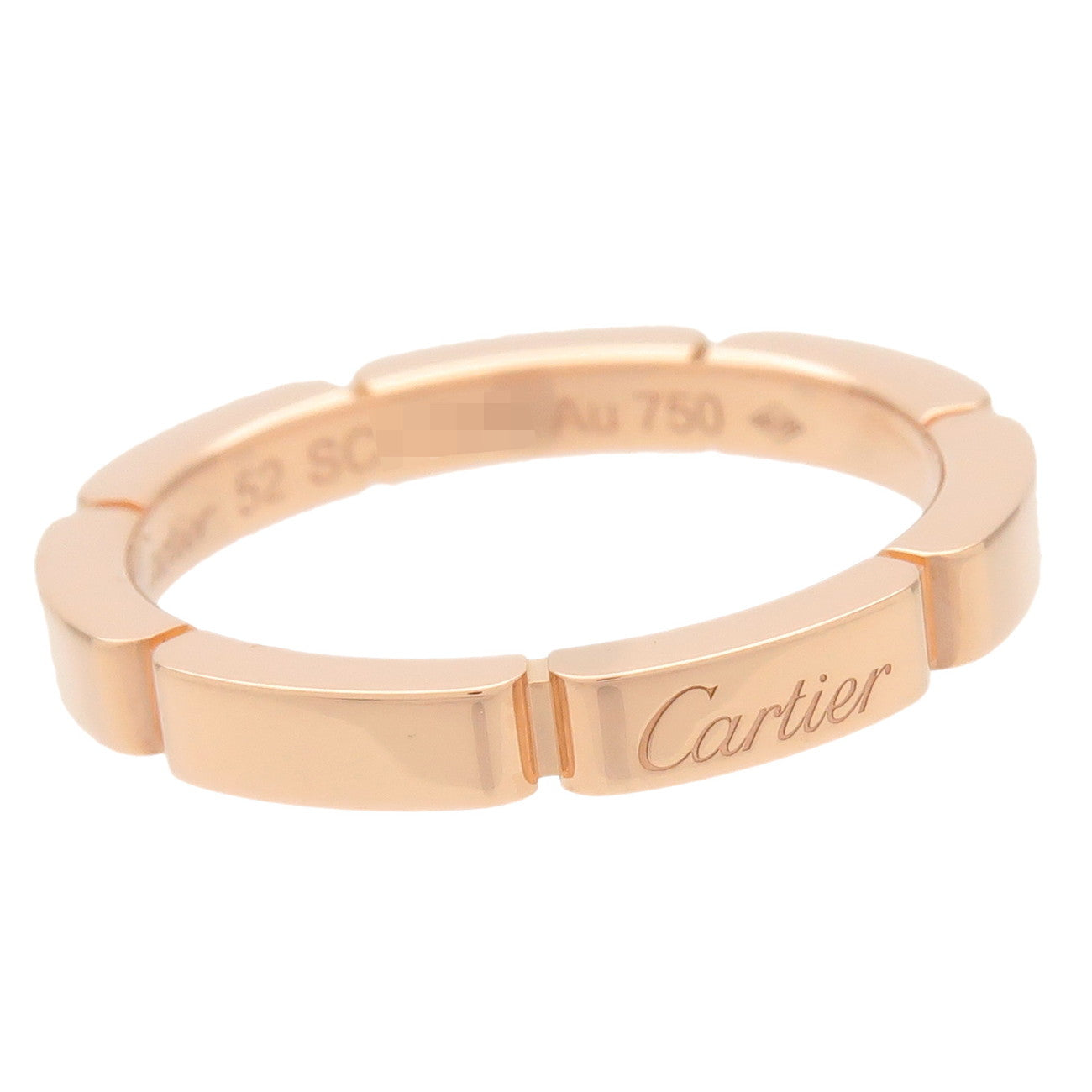 Cartier Maillon Panthere Ring K18PG 750PG Rose Gold #52 US6