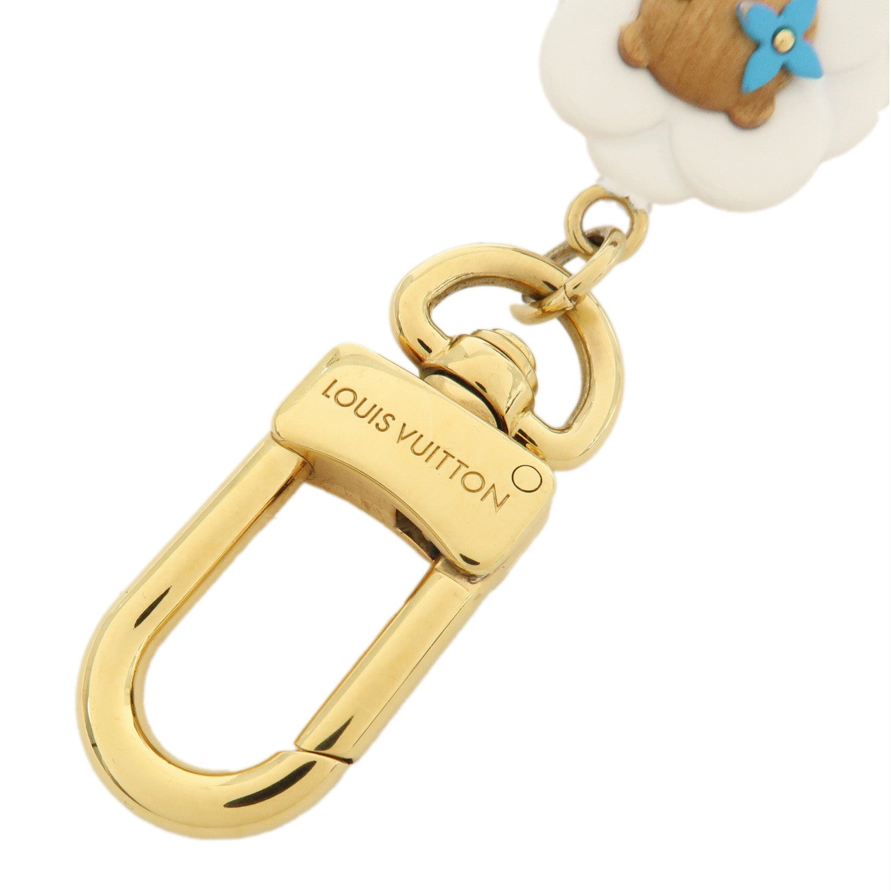 Louis Vuitton Petula Thread Key Charm Bag Charm Gold M01437 Used