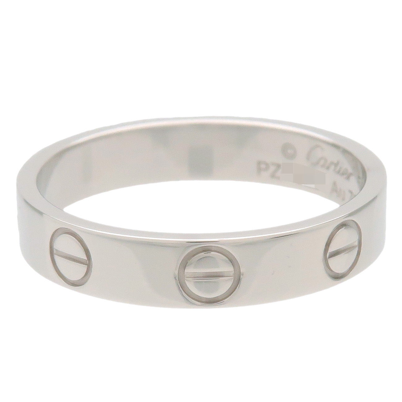 Cartier Mini Love Ring #51 US5.5-6 EU51 K18WG White Gold