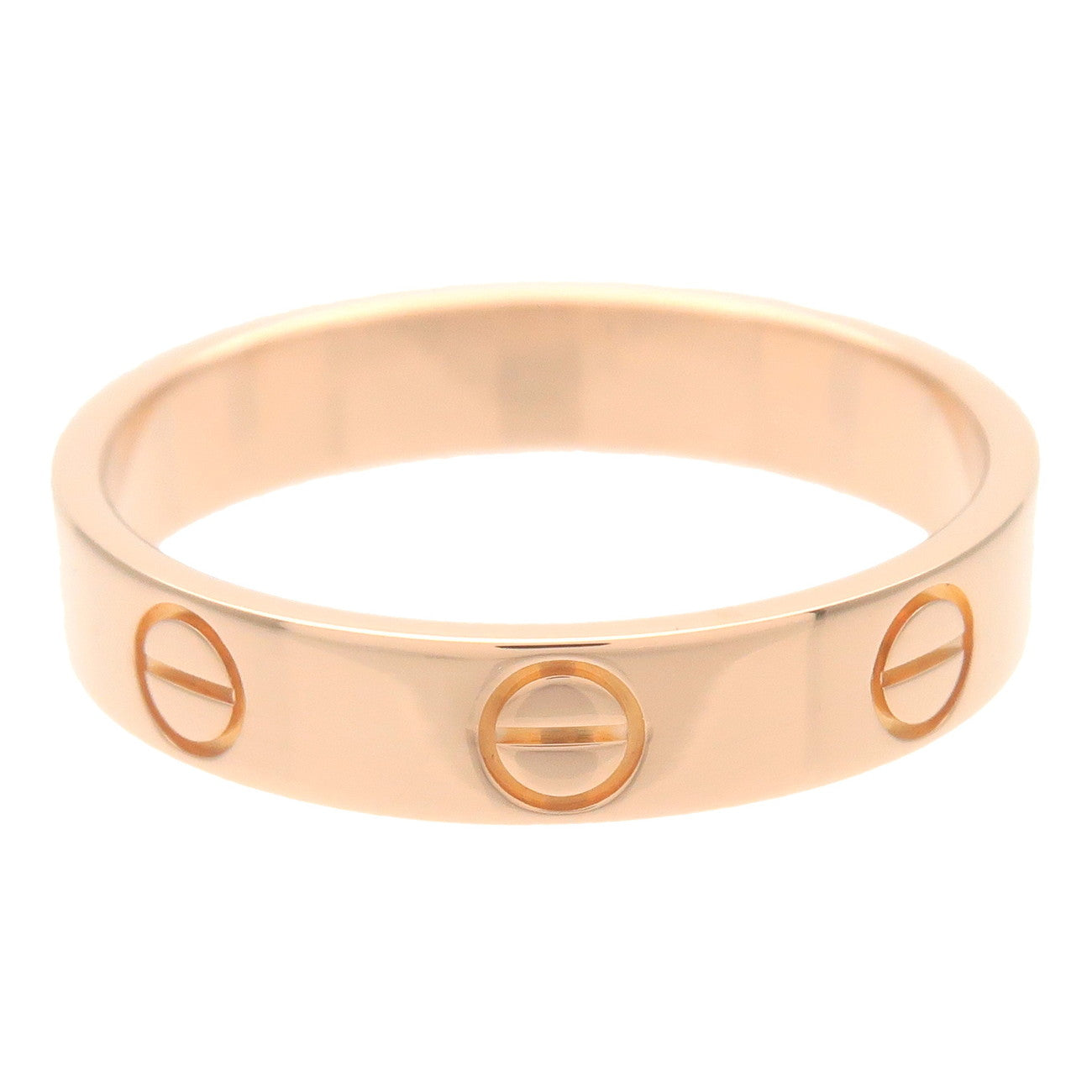 Cartier Cartier Mini Love Ring K18 750PG Rose Gold #52 US6-56.5