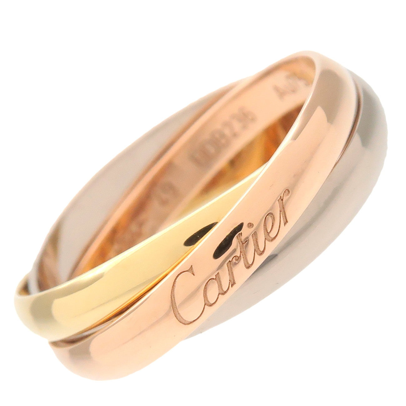 Cartier-Cartier-Trinity-Ring-SM-K18-750YG/WG/PG-#49-US#5