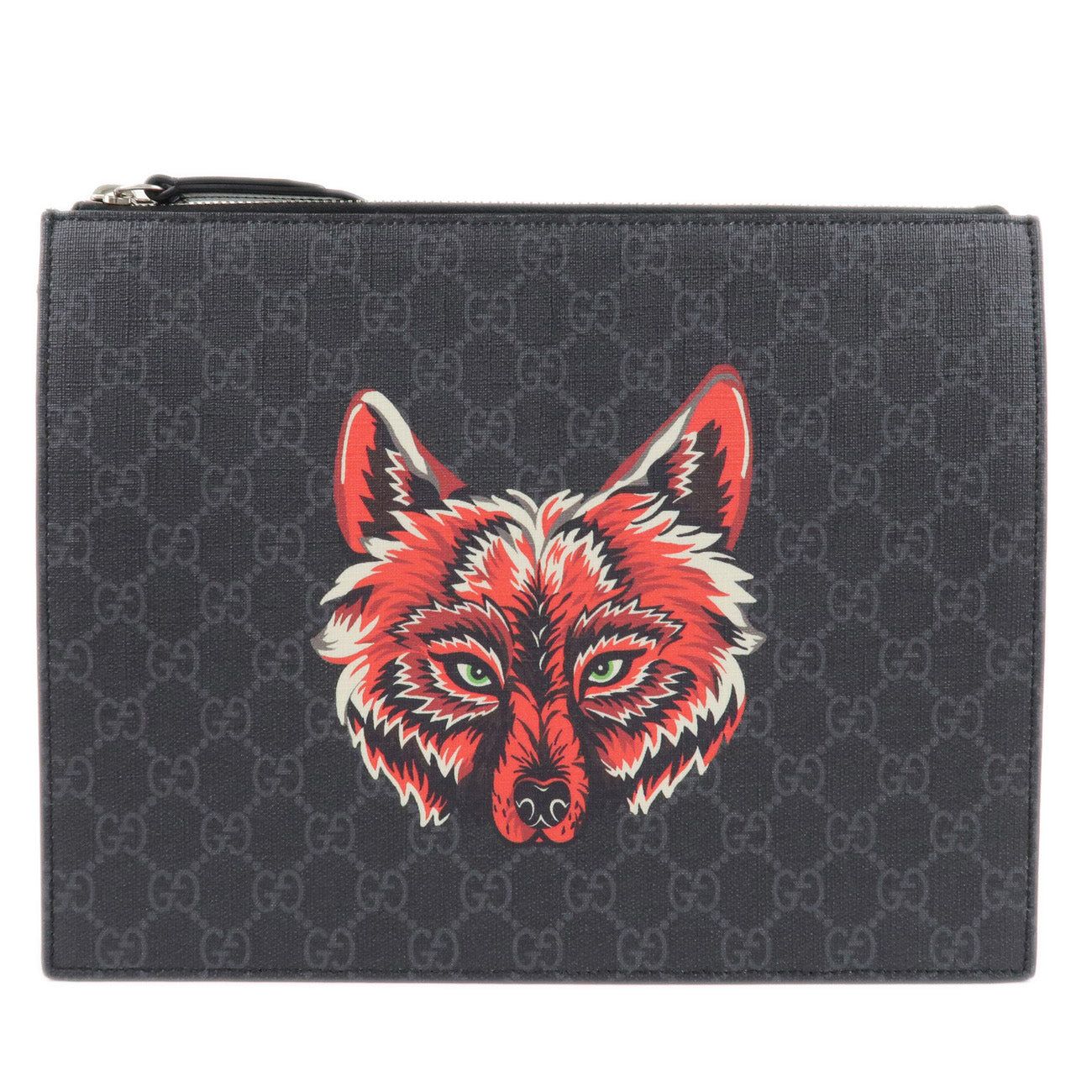 GUCCI-Gucci-GG-Supreme-Leather-Clutch-Bag-Wolf
s-Head-Print-547084