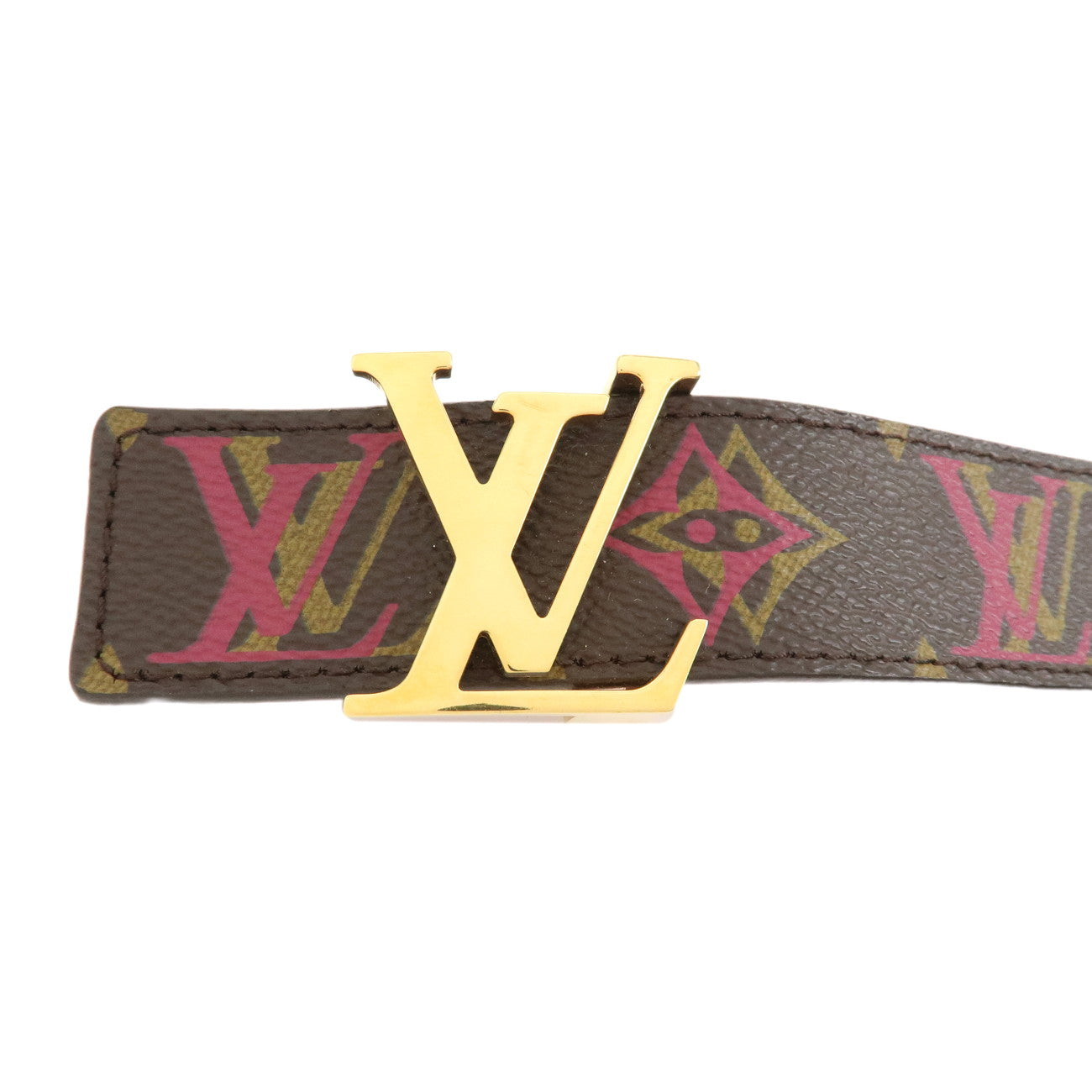 Louis Vuitton Monogram Saint Tulle Initial Rainbow 80/32 M9794 Used