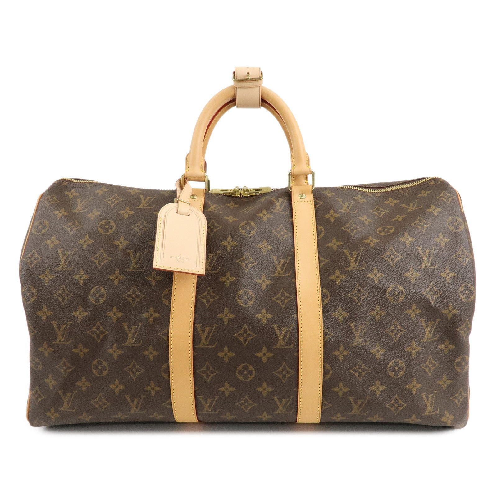 Louis-Vuitton-Monogram-Keep-All-50-Boston-Bag-Brown-M41426