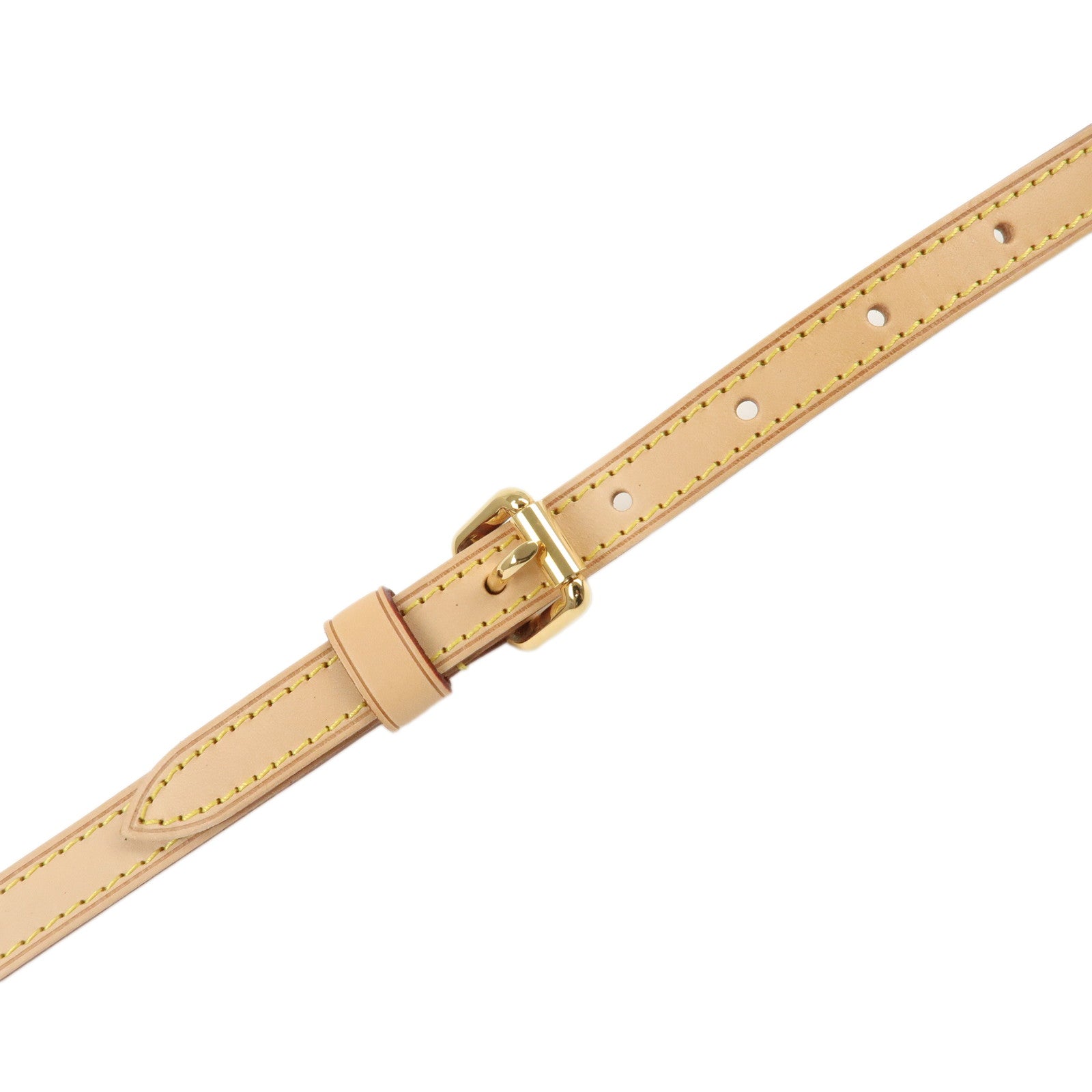 Louis Vuitton Nume Leather Shoulder Strap Adjustable Natural Used