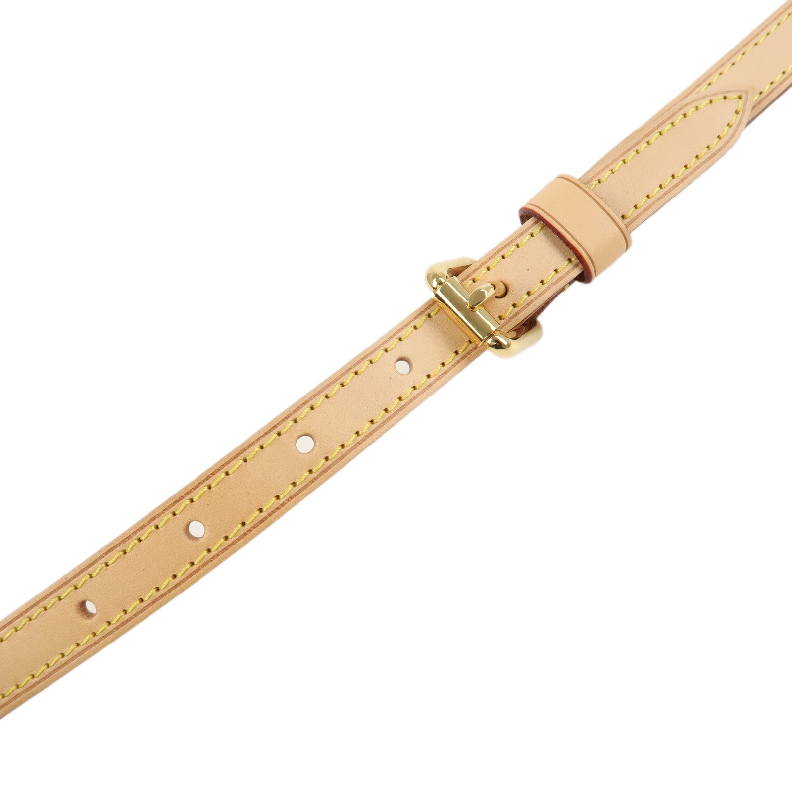 Louis Vuitton Nume Leather Shoulder Strap Adjustable Natural Used