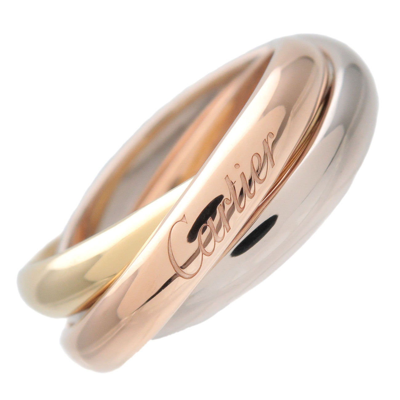 Cartier-Trinity-Ring-SM-K18-750YG/WG/PG-#47-US#4-HK#8.5