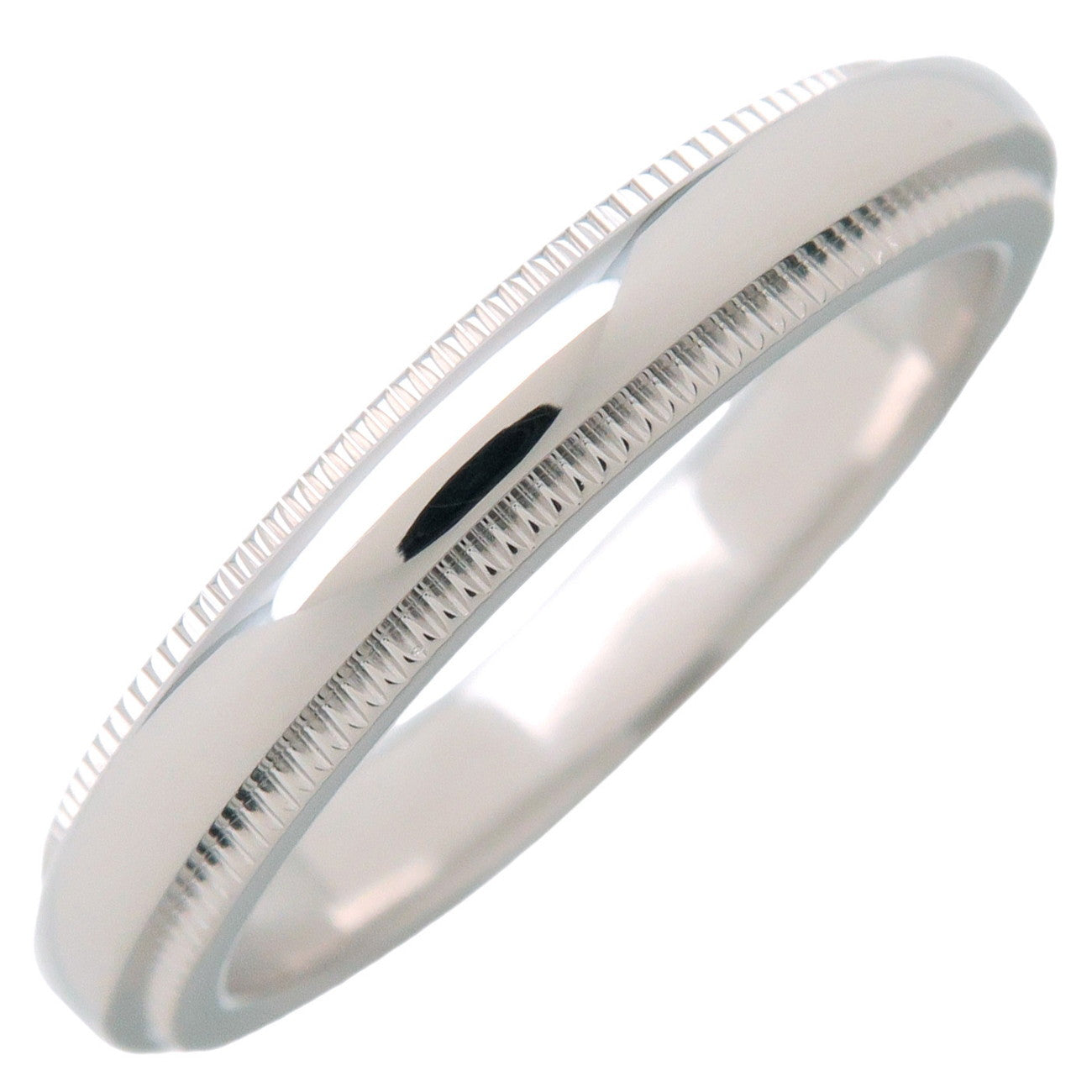 Tiffany&Co.-Milgrain-Band-Ring-PT950-Platinum-US4.5-EU48