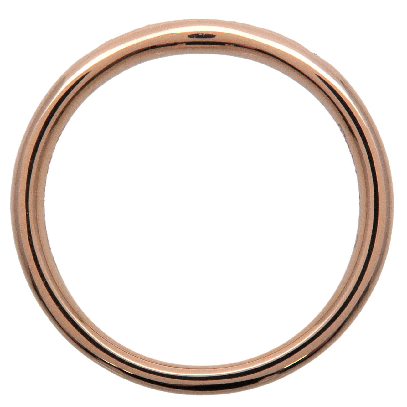 Tiffany&Co. Curved Band 9P Diamond Ring 750PG Rose Gold US4.5