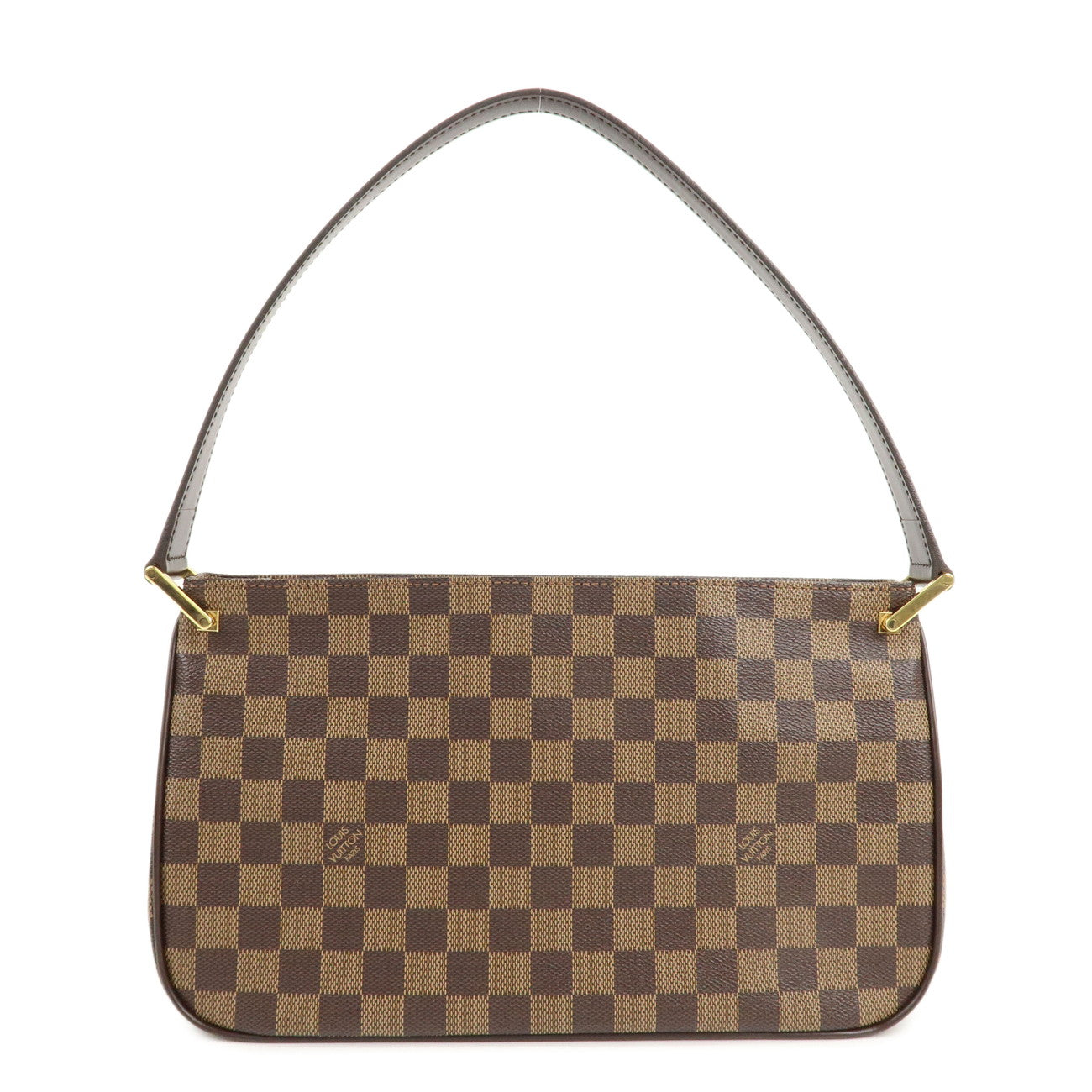 Louis Vuitton Damier Aubagne Shoulder Bag Brown N51129 Used