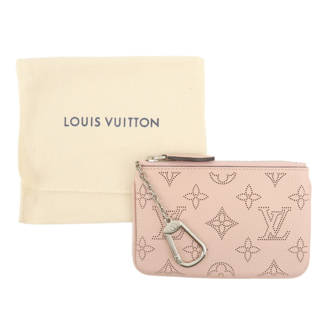 Louis Vuitton Monogram Mahina Pochette Cles Magnolia Pink M69508