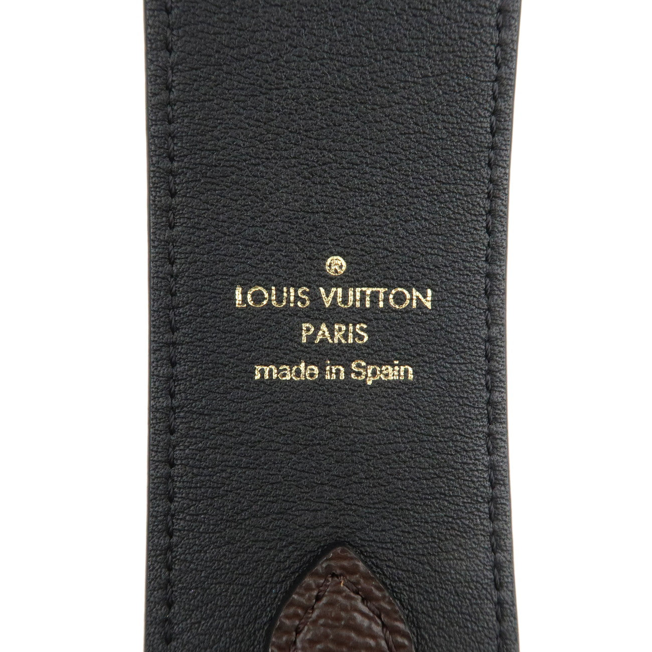 Louis Vuitton Monogram Canvas Shoulder Strap 97cm Noir J02288