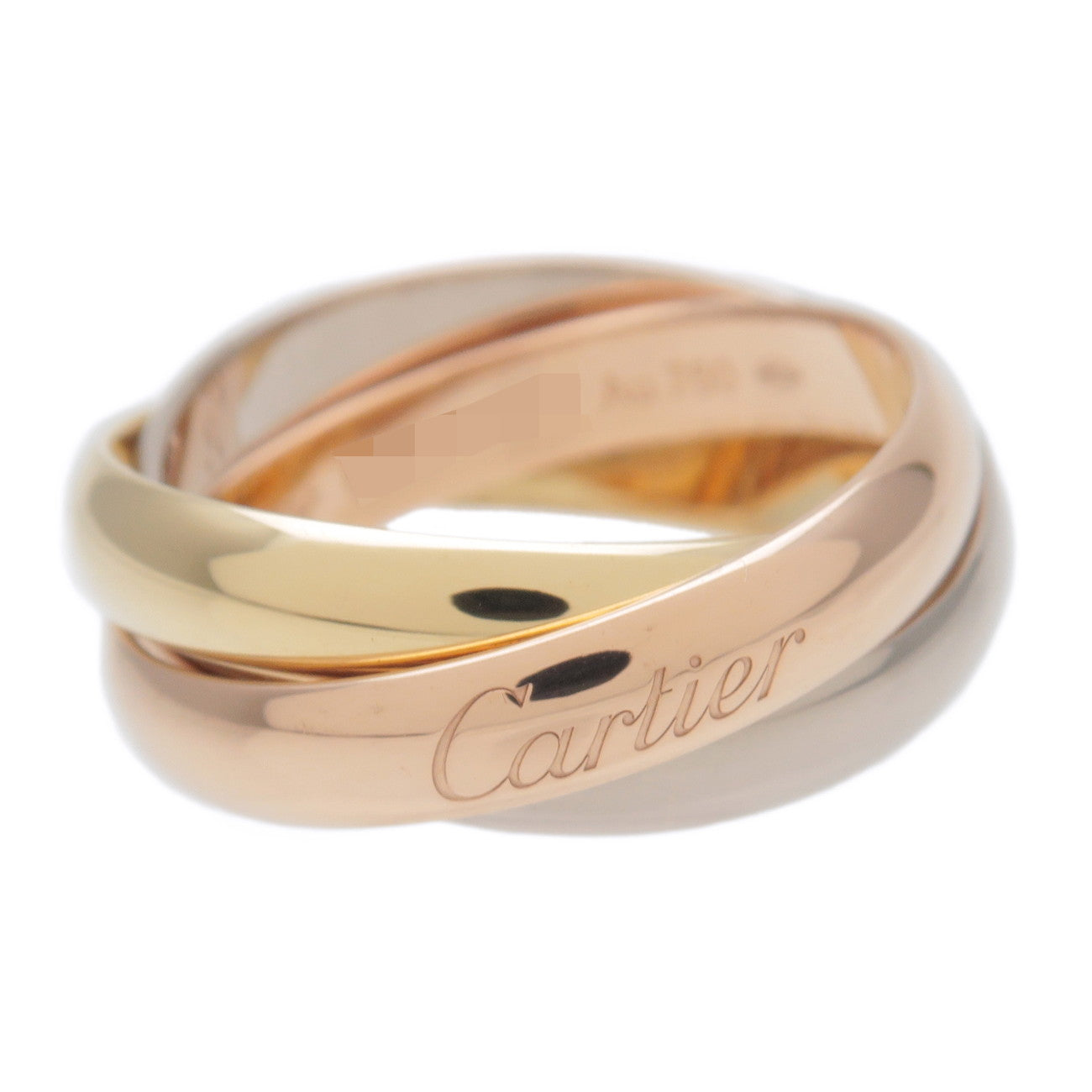 Cartier Trinity Ring MM K18 750YG/WG/PG #51 US5.5 EU51 HK12