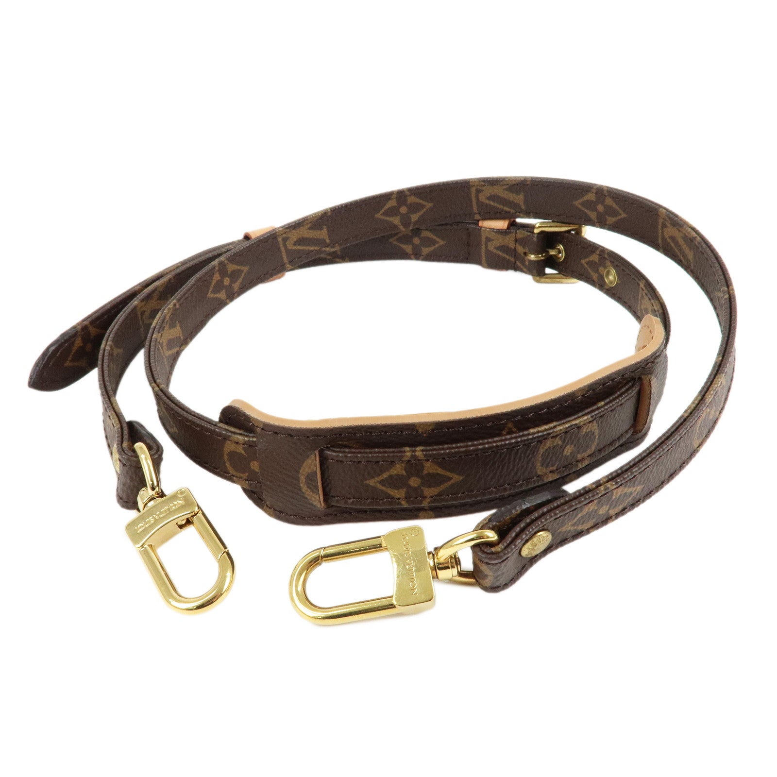 Louis-Vuitton-Monogram-Adjustable-Shoulder-Strap-Brown-J52315