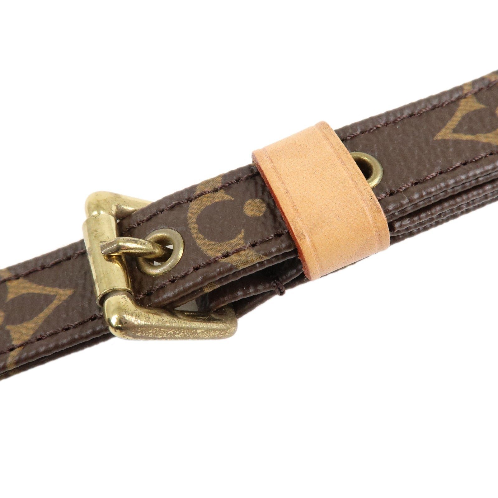 Louis Vuitton Monogram Adjustable Shoulder Strap Brown J52315