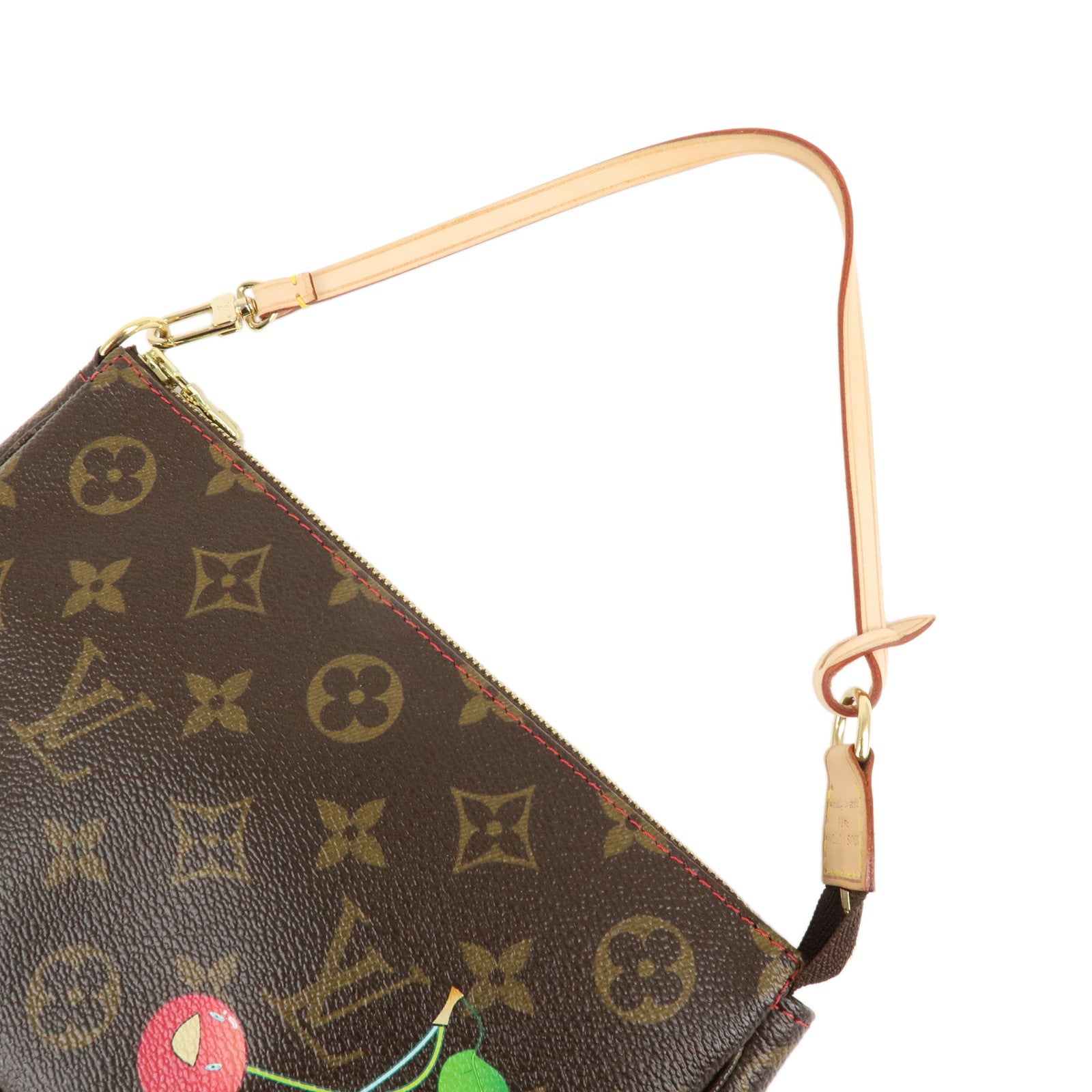 Louis Vuitton Cherry Blossom Pochette Accessoires Pouch M95008 Used