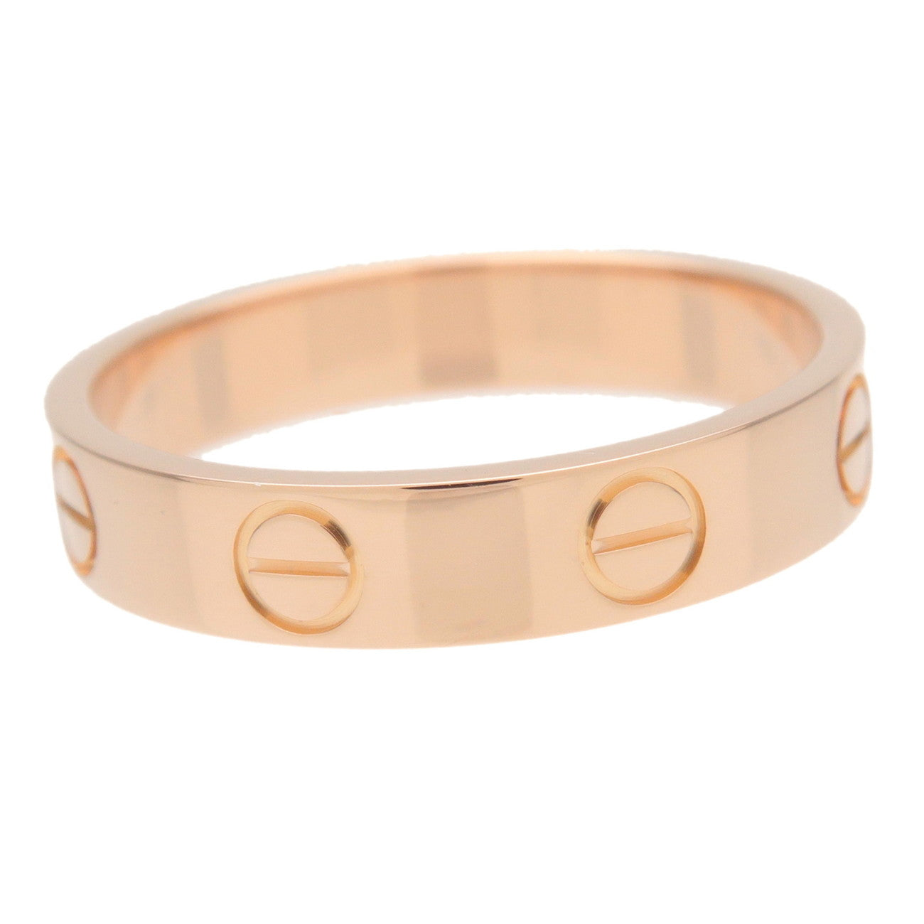 Cartier Mini Love Ring K18 750PG Rose Gold #51 US5.5-6 EU50.5