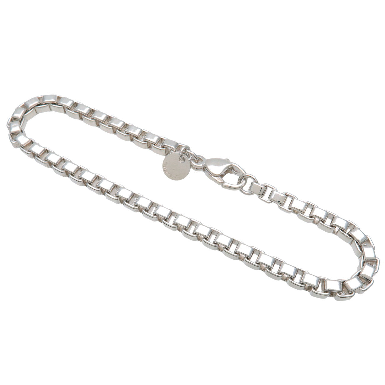 -Tiffany-&-Co.-Tiffany-Venetian-Link-Bracelet-SV925-Silver