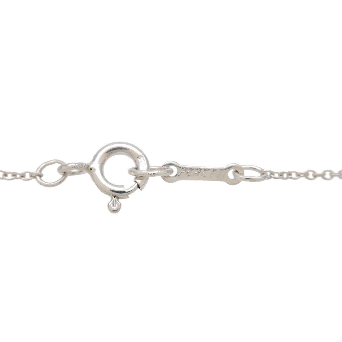 Tiffany&Co. Bean Charm Necklace Medium SV925 Silver