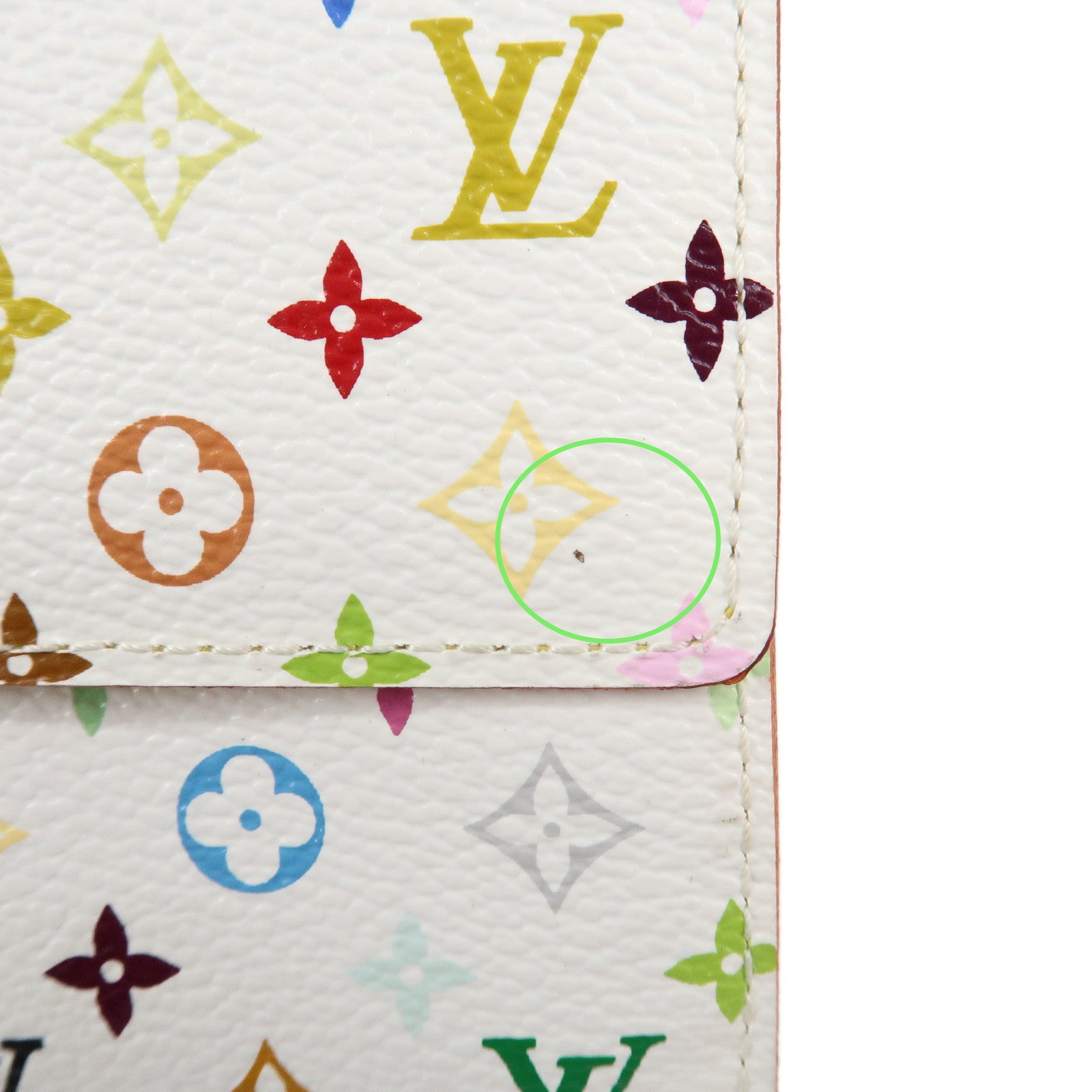 Louis Vuitton Monogram Multicolor Portefeuille Sarah Long Wallet Used