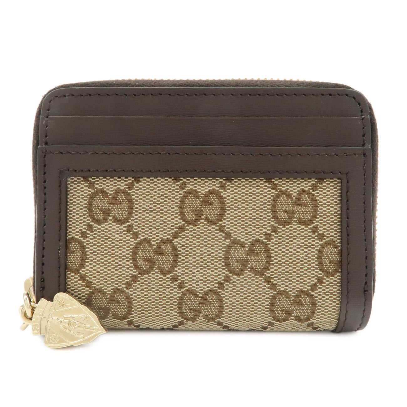 GUCCI-Luce-GG-Canvas-Leather-RoundZip-Coin-Case-Beige-Brown-790037