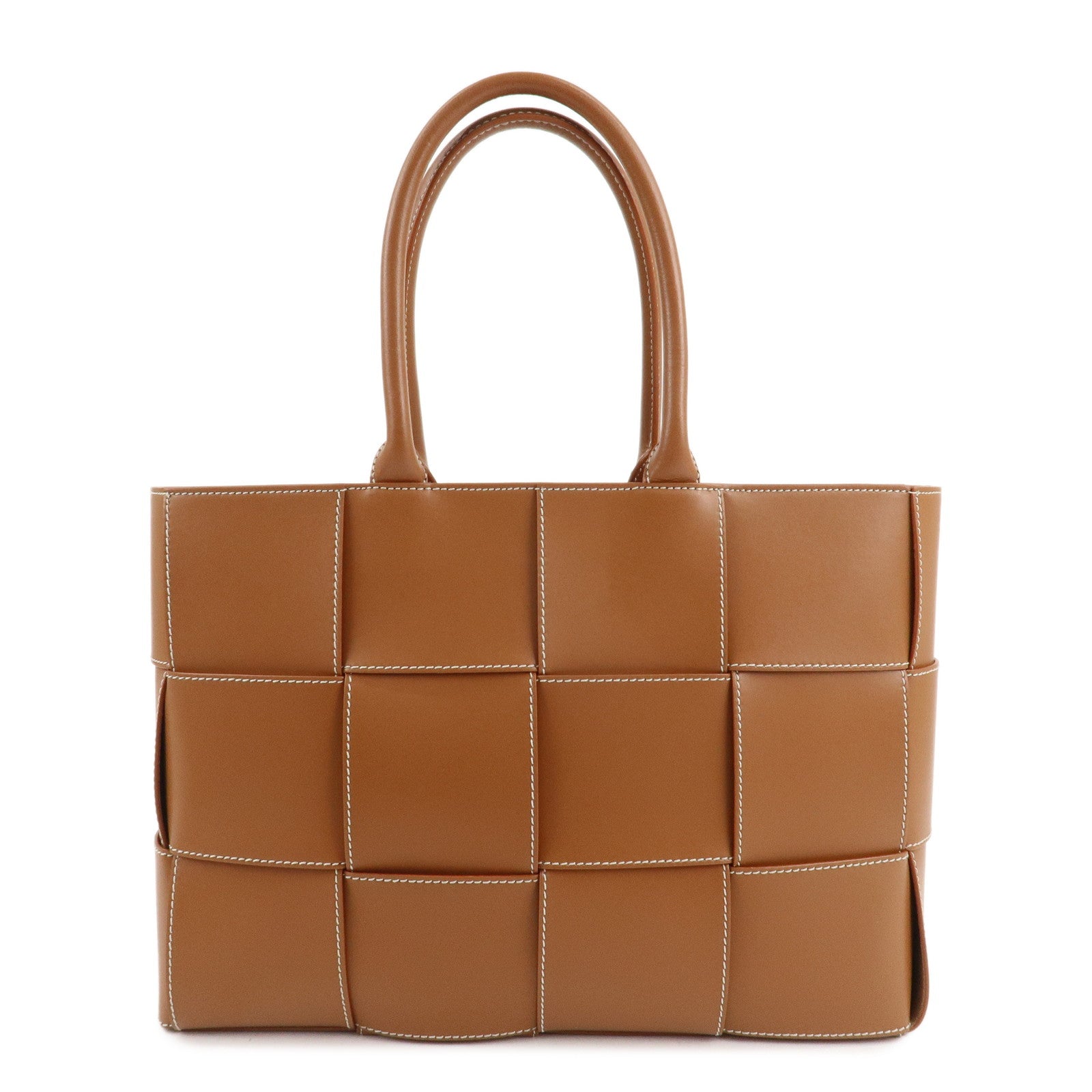 BOTTEGA VENETA Maxi Intrecciato Leather Medium Arco Tote 756682