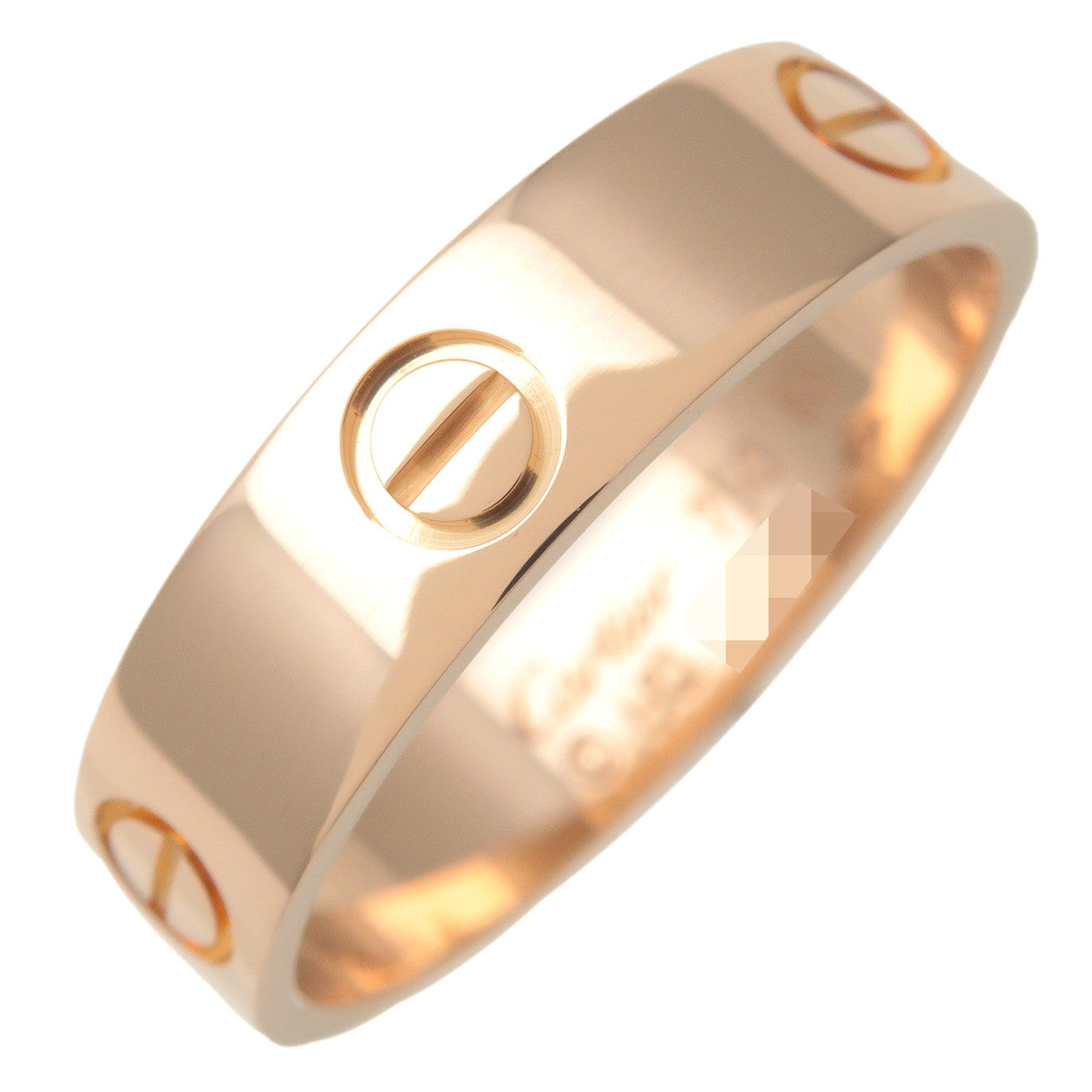 -Cartier-Love-Ring-K18-750PG-Rose-Gold-#65-US11-11.5-EU64.5-Ued-F/S