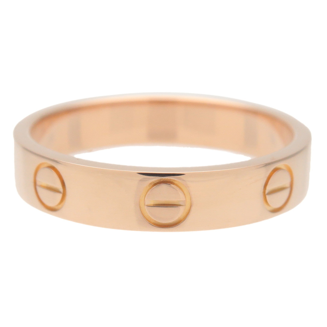 Cartier Mini Love Ring K18PG 750PG Rose Gold #51 US5-6 EU51