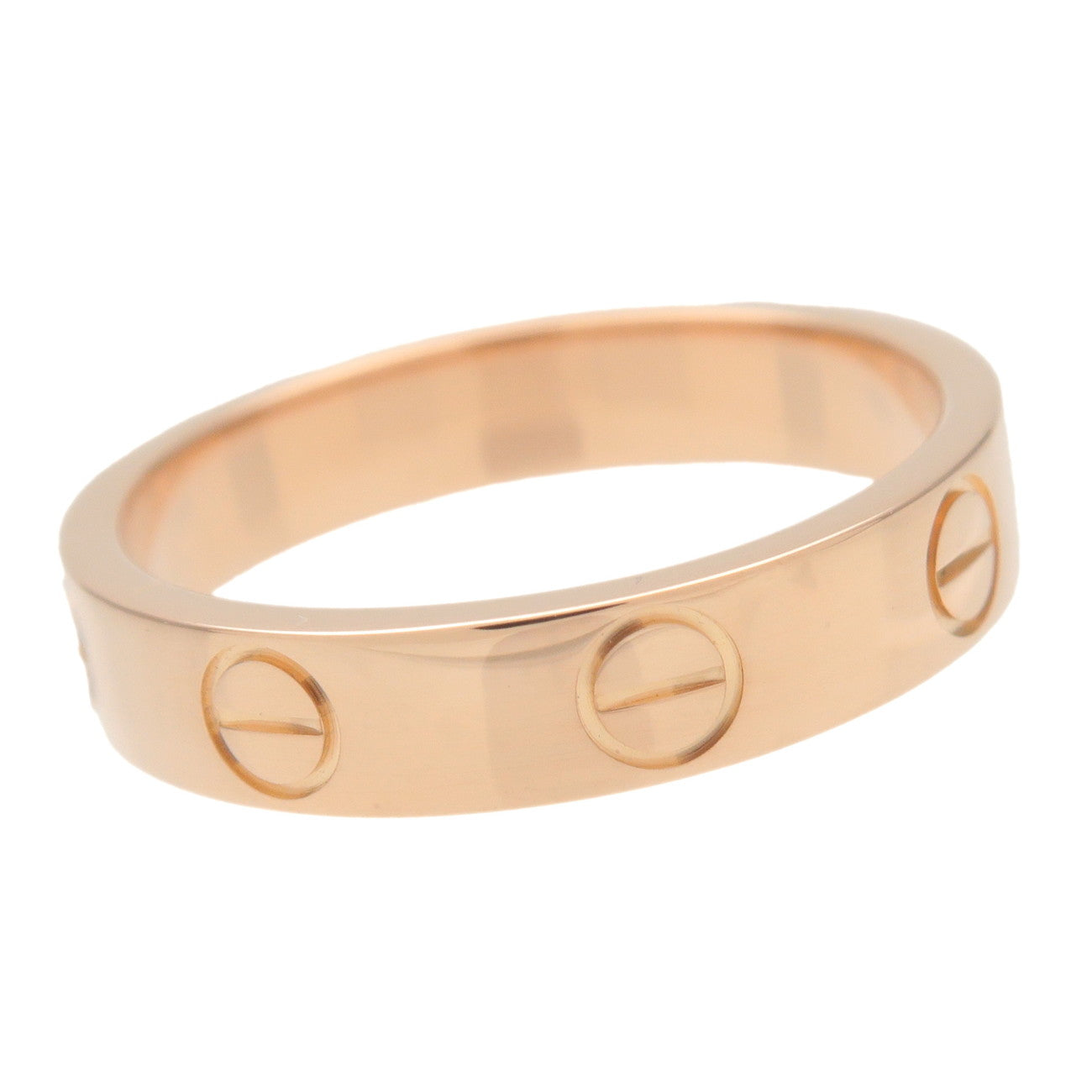 Cartier Cartier Mini Love Ring K18 750PG Rose Gold #49 US5 EU49