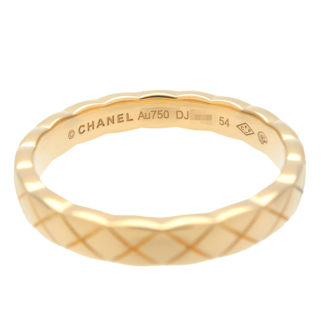 CHANEL COCO Crush Mini Ring K18 750YG Yellow Gold #54 US6.5-7