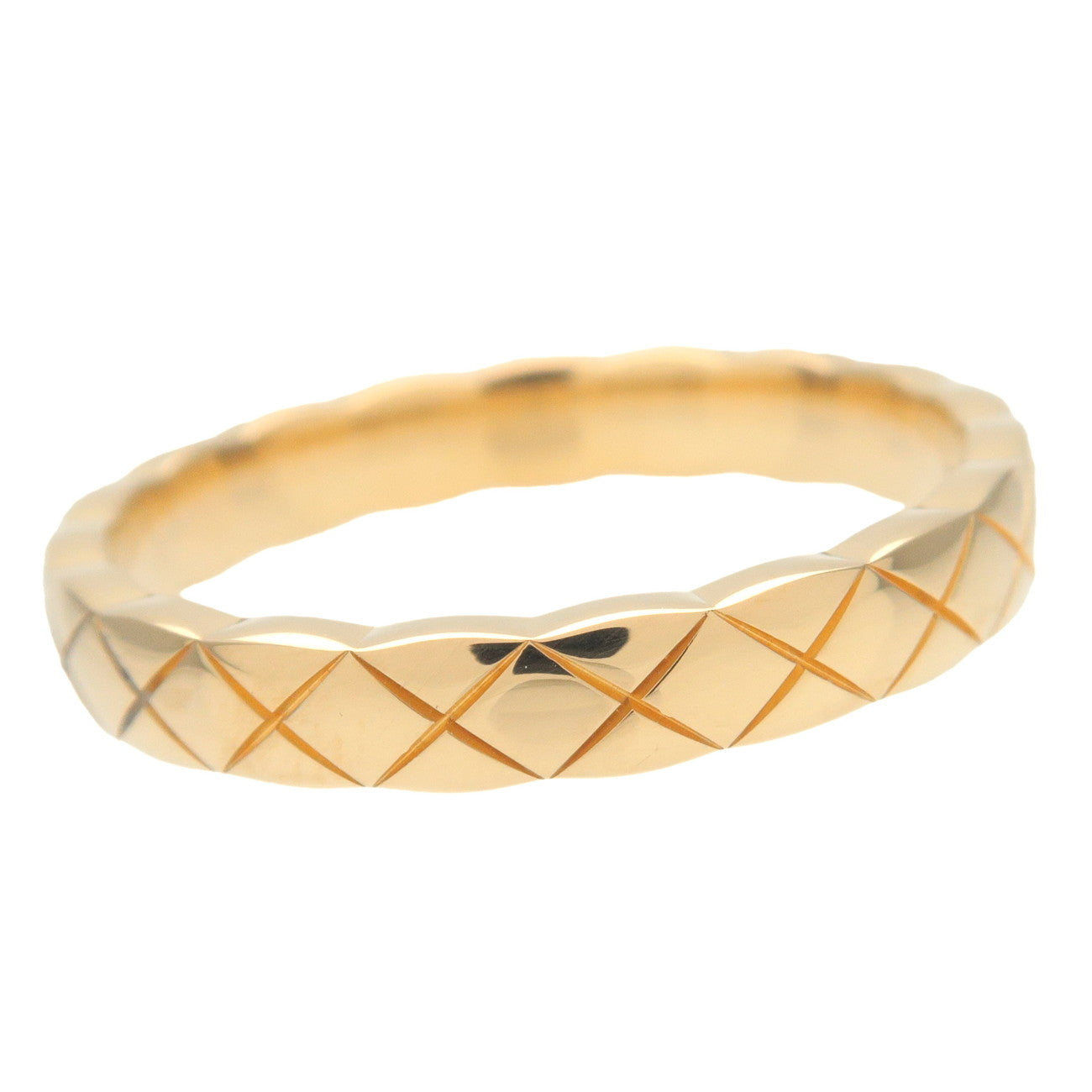 CHANEL COCO Crush Mini Ring K18 750YG Yellow Gold #54 US6.5-7