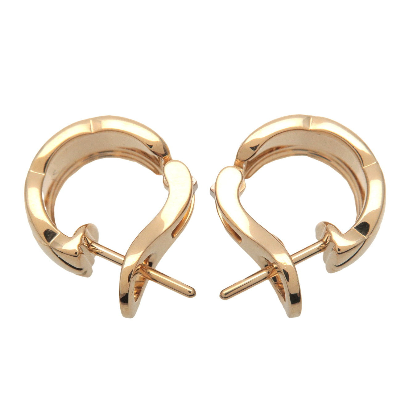 CHANEL COCO Crush Earring K18YG 750YG Yellow Gold J11134 Used