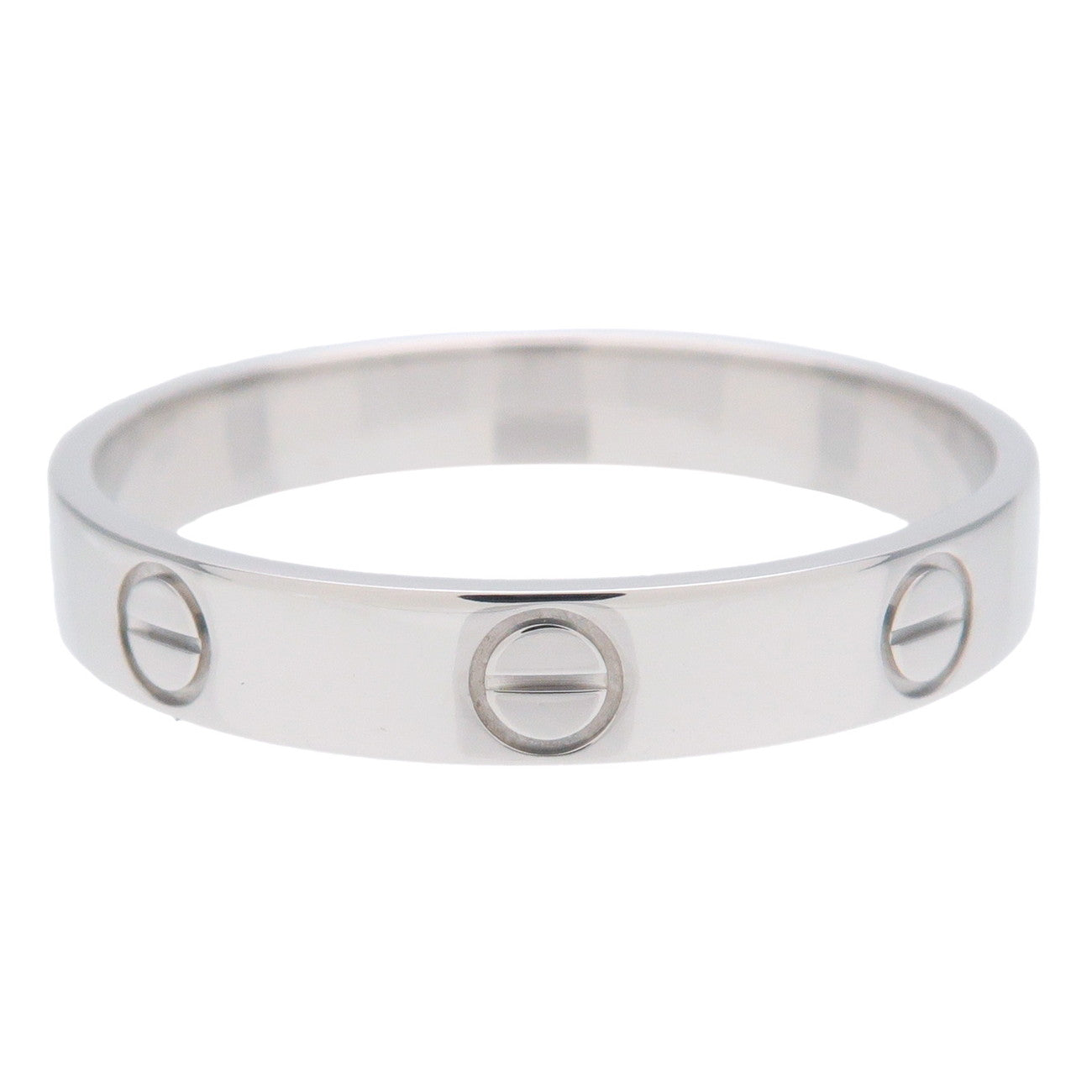 Cartier Mini Love Ring #60 K18WG White Gold US9-9.5 EU59.5 HK20.5