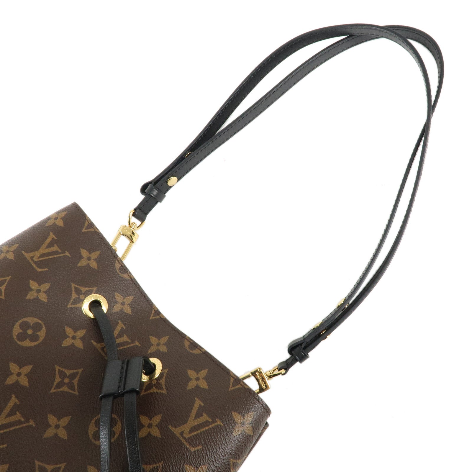 Louis Vuitton Monogram Neo Shoulder Bag Noir Brown M44020