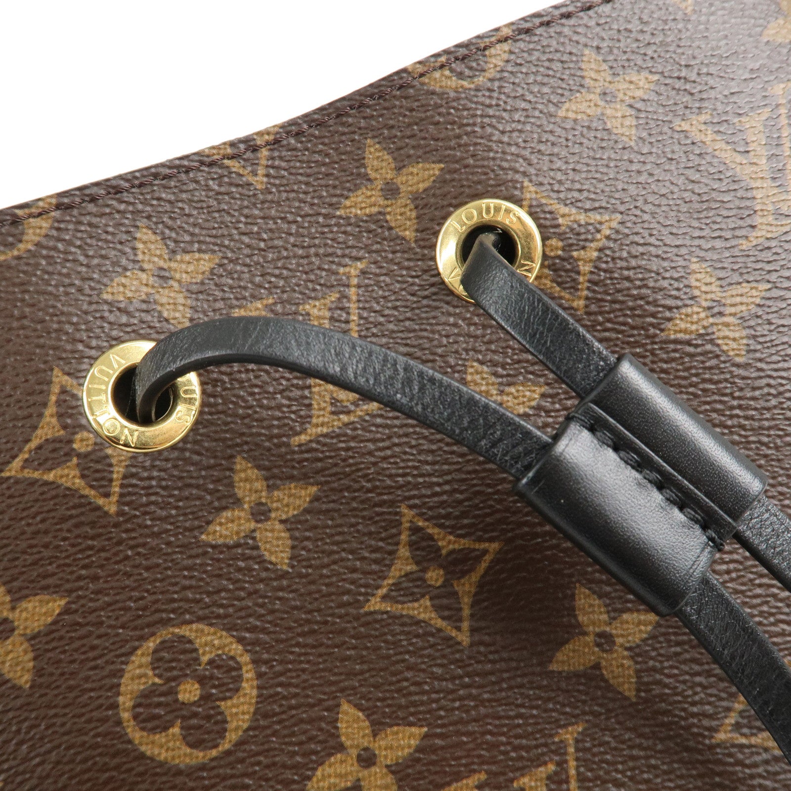 Louis Vuitton Monogram Neo Shoulder Bag Noir Brown M44020