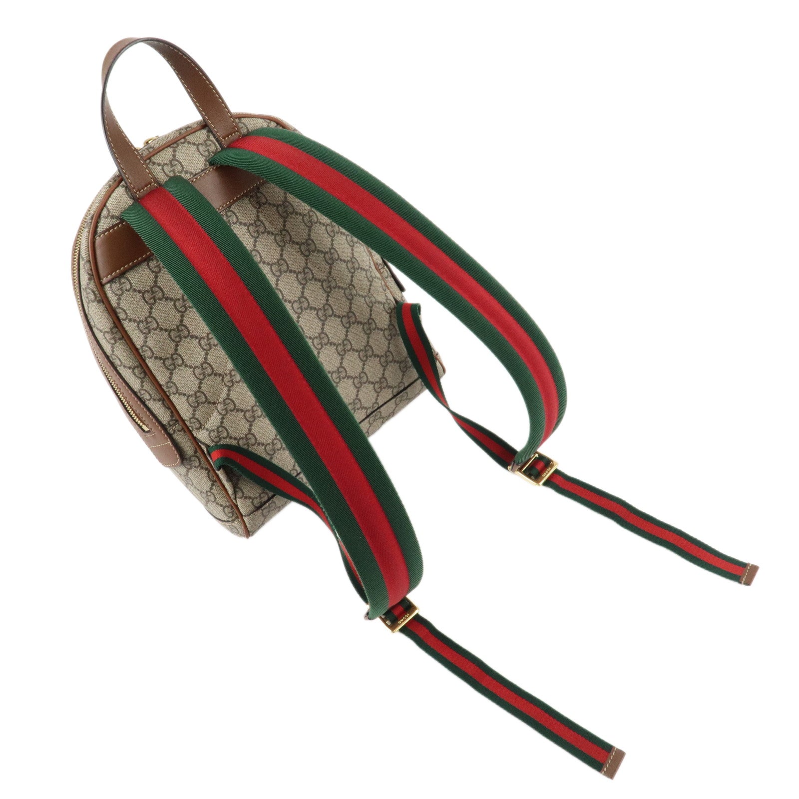 GUCCI Sherry GG Supreme Leather Back Pack Japan Limited 427042 Used