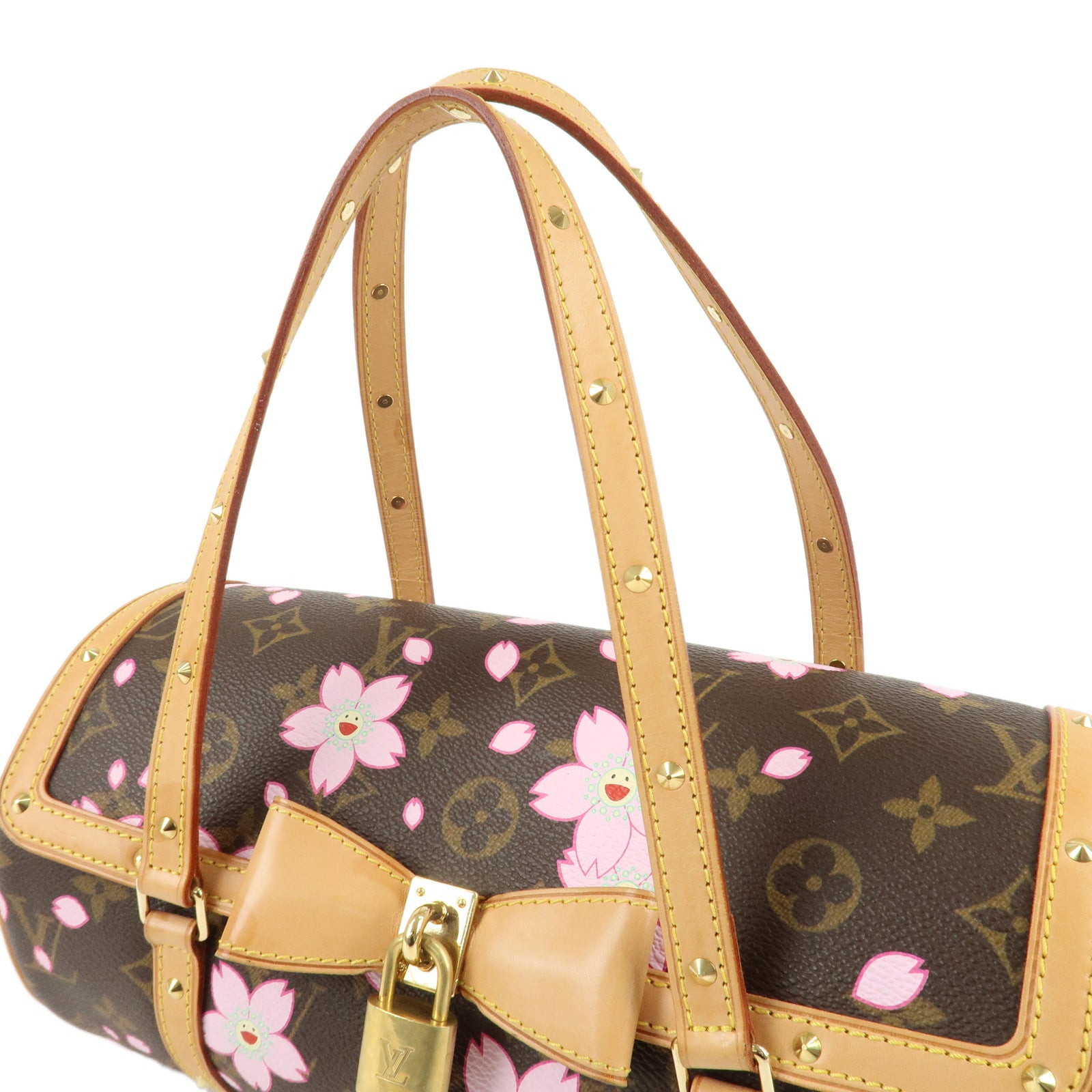 Louis Vuitton Monogram Cherry Blossom Papillon Hand Bag M92009