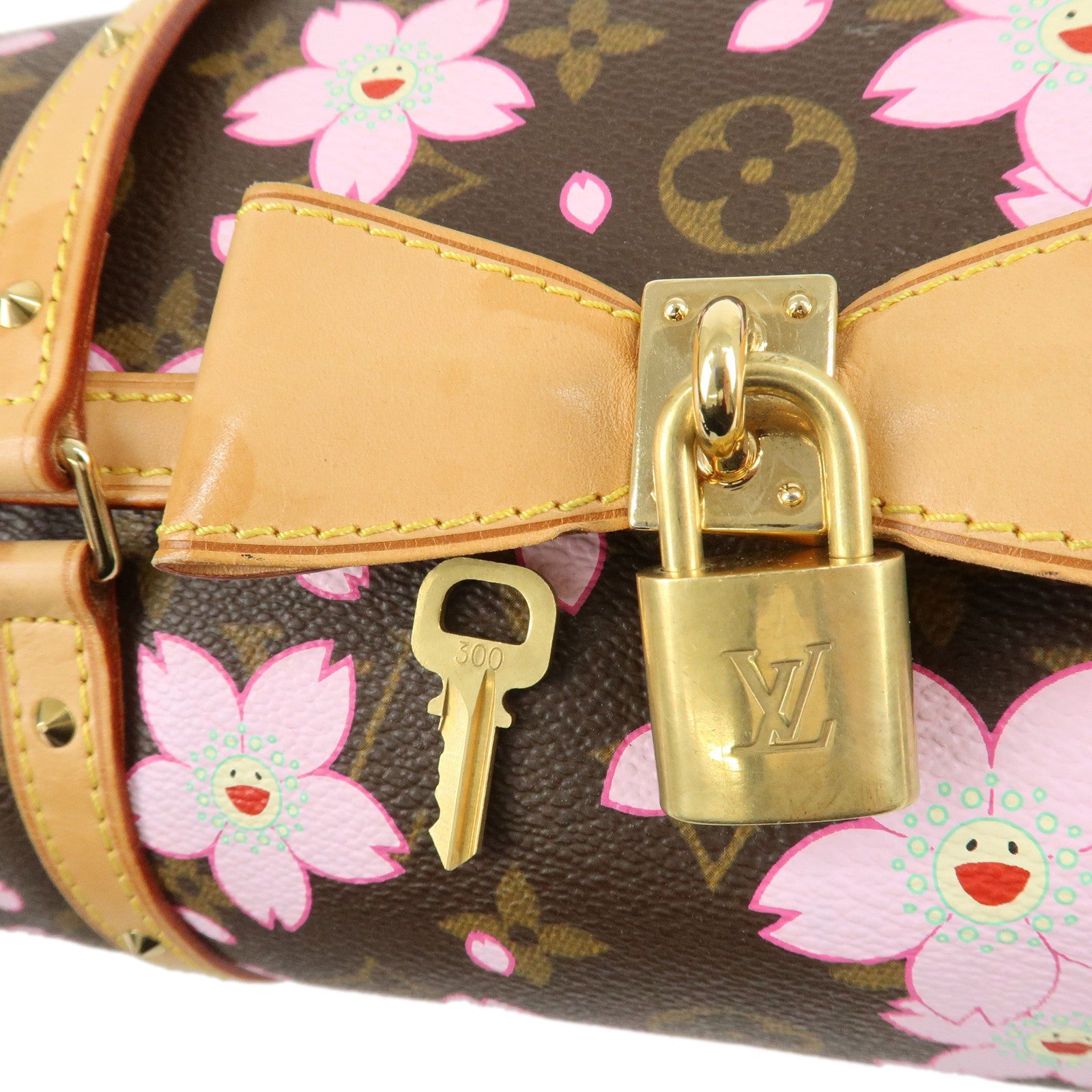 Louis Vuitton Monogram Cherry Blossom Papillon Hand Bag M92009