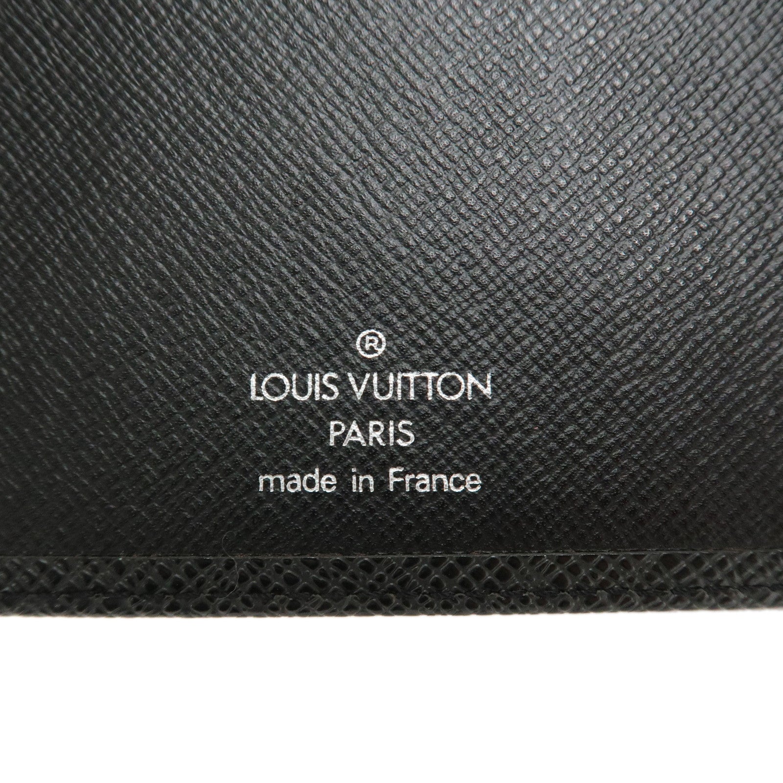 Louis Vuitton Taiga Agenda MM Planner Cover Ardoise R20423 Used